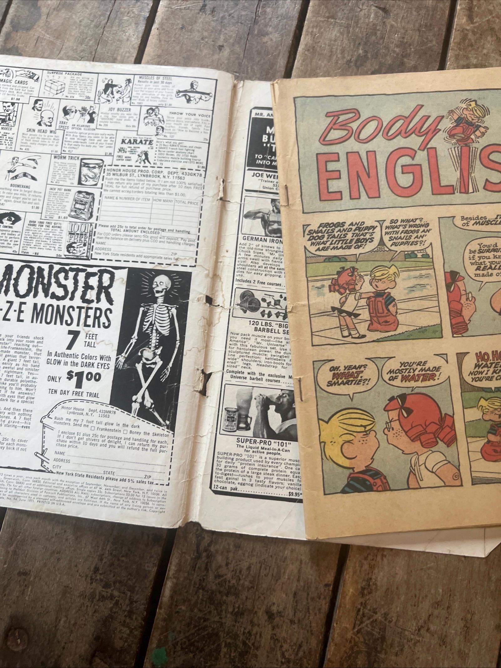 Dennis the Menace Bonus Magazine Series #94 (1971) Fawcett Comic Book by Hank Ketcham