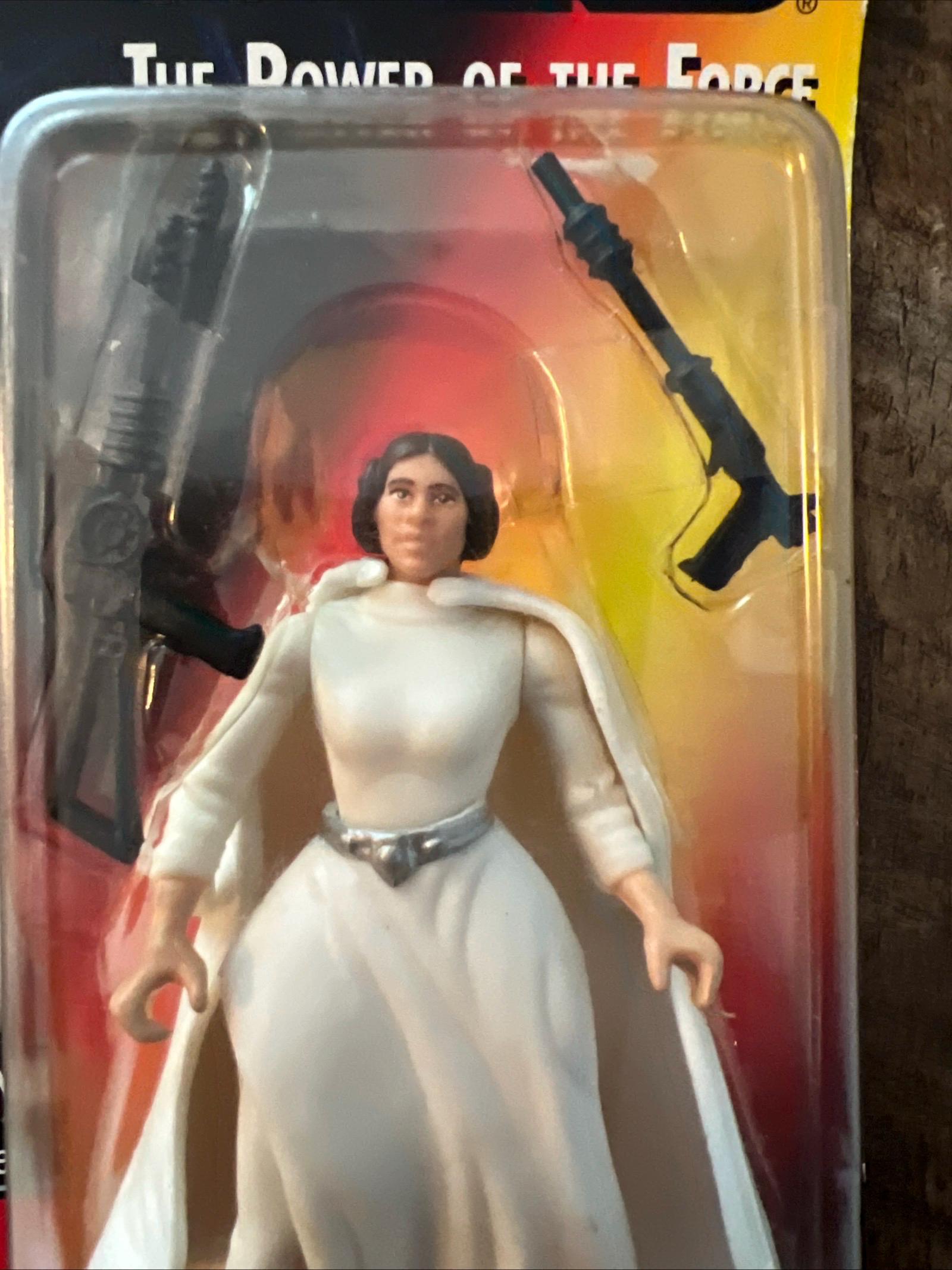 1995 Kenner Star Wars - Power Of The Force - Princess Leia Organa Action Figure MOC