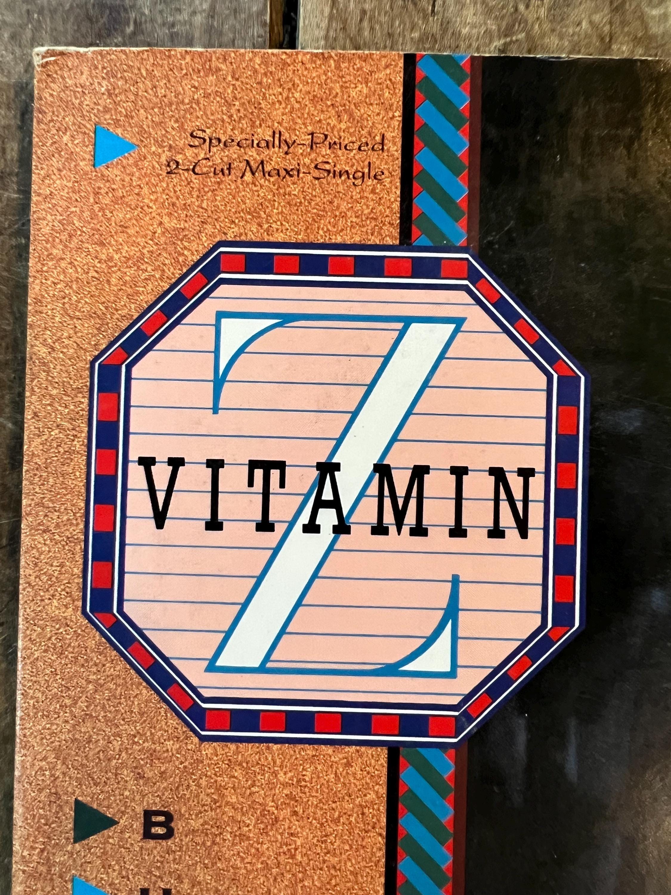 Vitamin Z “Burning Flame” LP - 1985 Geffen Retro Vinyl Record
