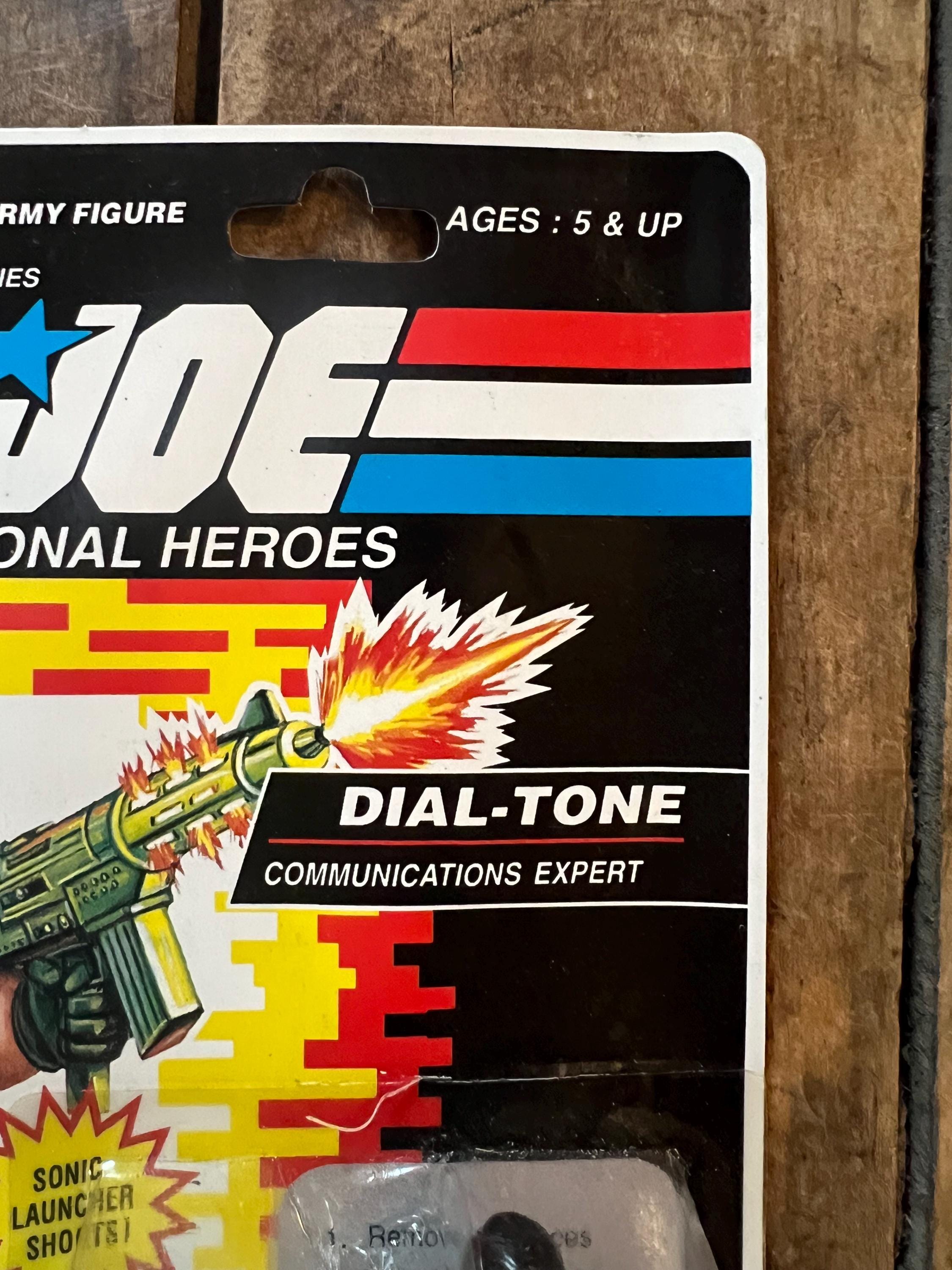 1996 Hasbro GI JOE -  Funskool Dial-Tone - Action Figure - Rare Original Card