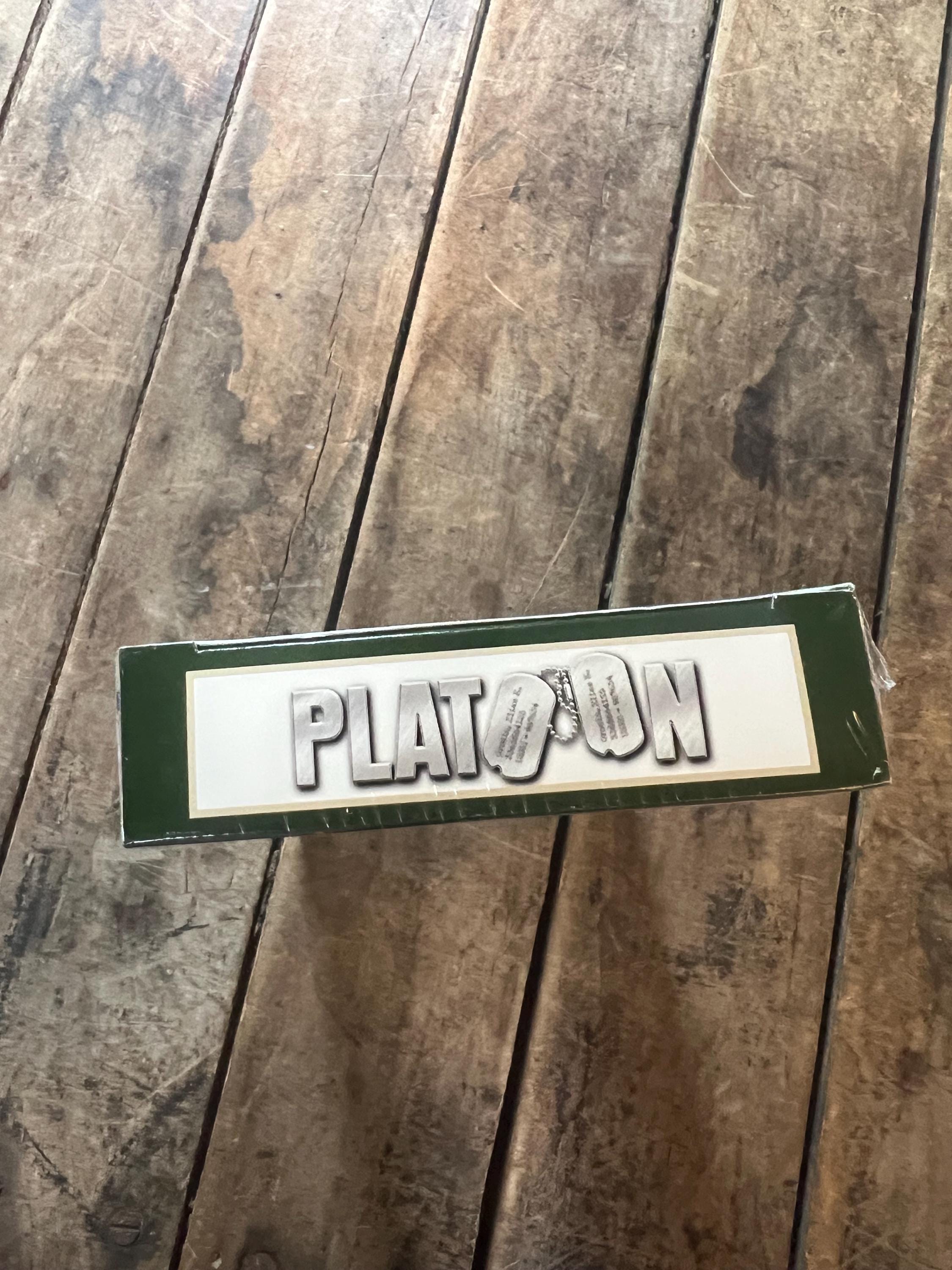 Vintage 1986 PLATOON Movie - VHS Movie NOS Sealed - Starring Charlie Sheen - Oliver Stone Film