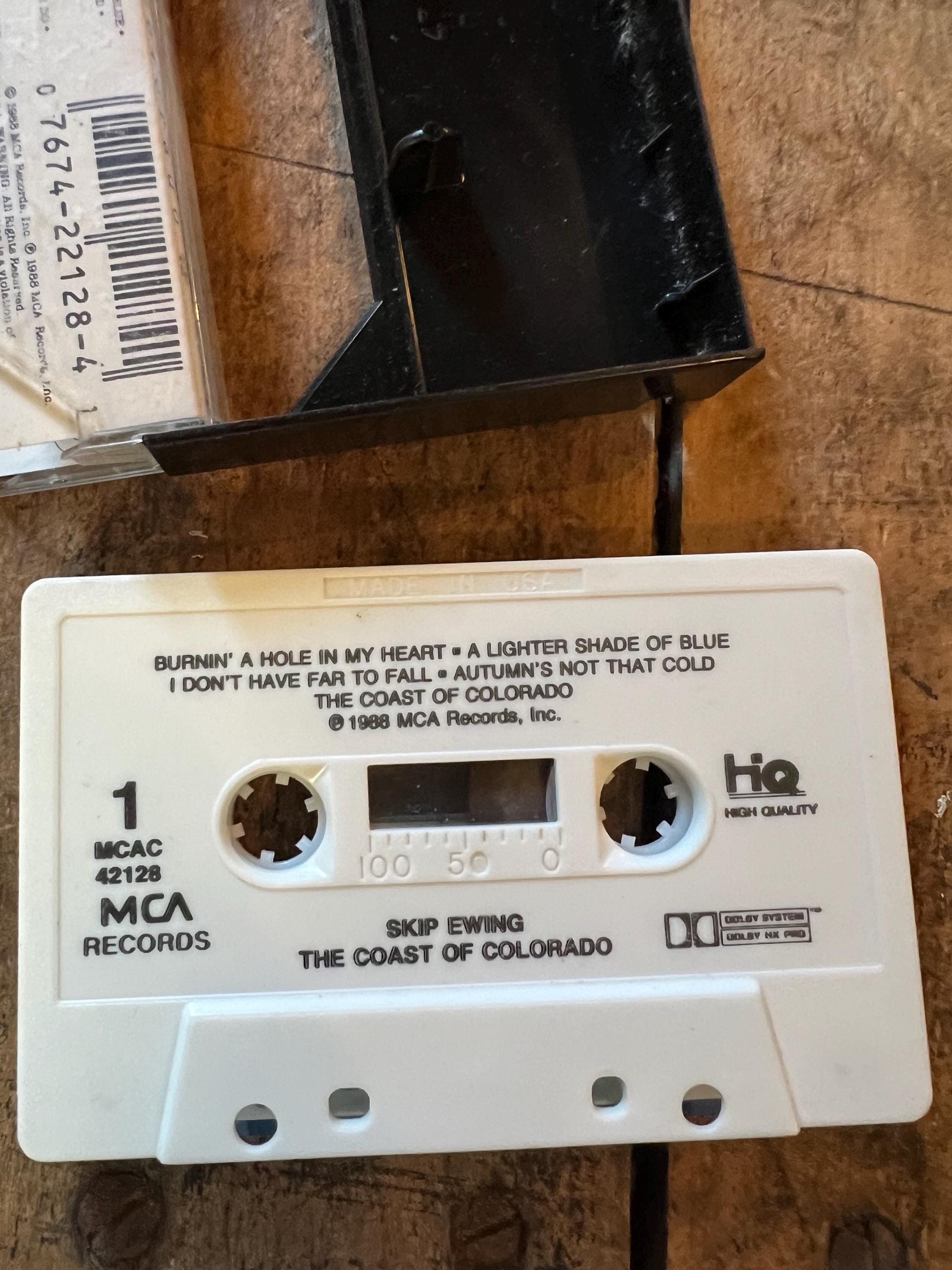 1988 Skip Ewing “The Coast of Colorado ” Cassette Tape - MCA Records