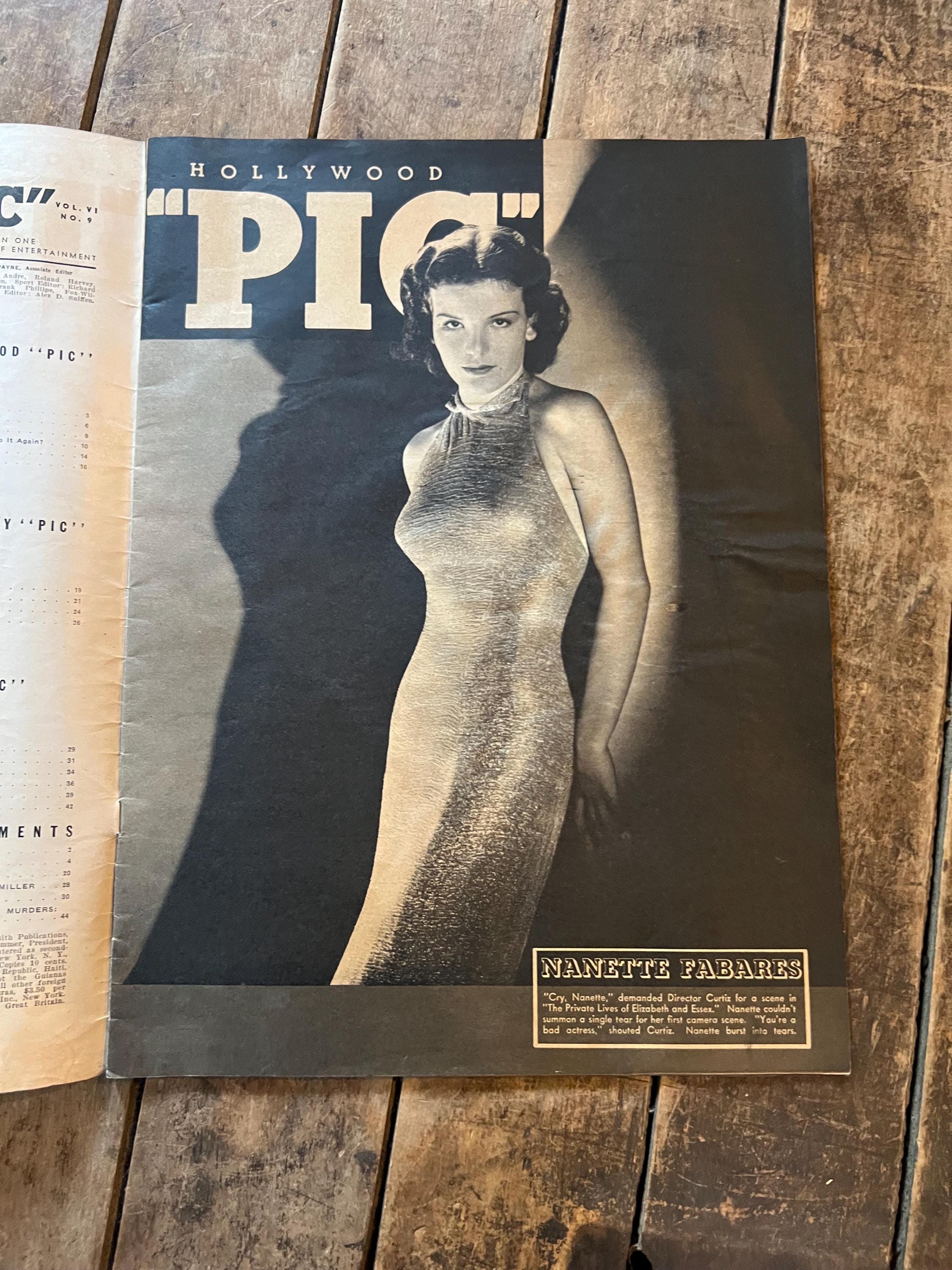 PIC Magazine (October 1939) Hollywood, Sport & Broadway Magazine - Barbara Lenton