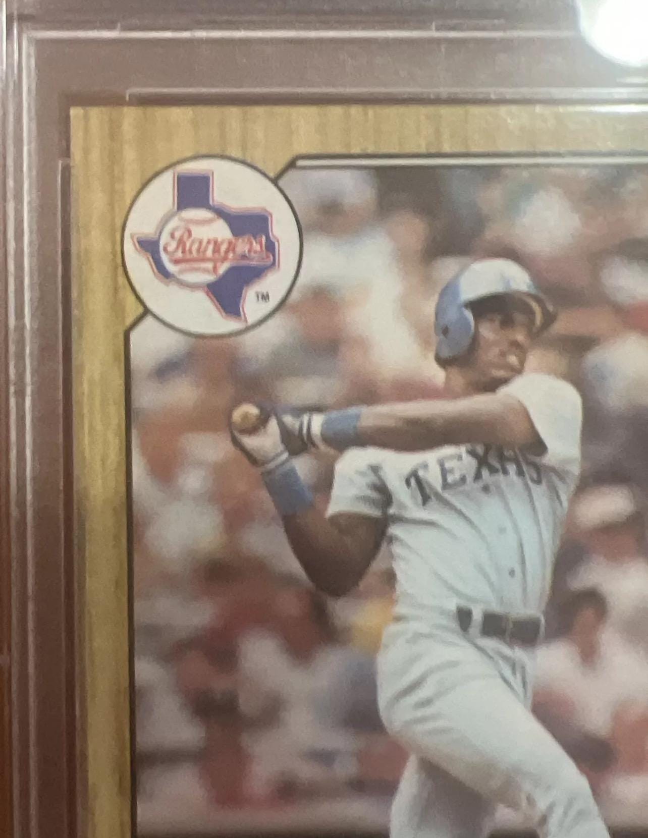 Vintage 1987 Topps Ruben Sierra Rookie Card - Texas Rangers - PSA 8 Graded