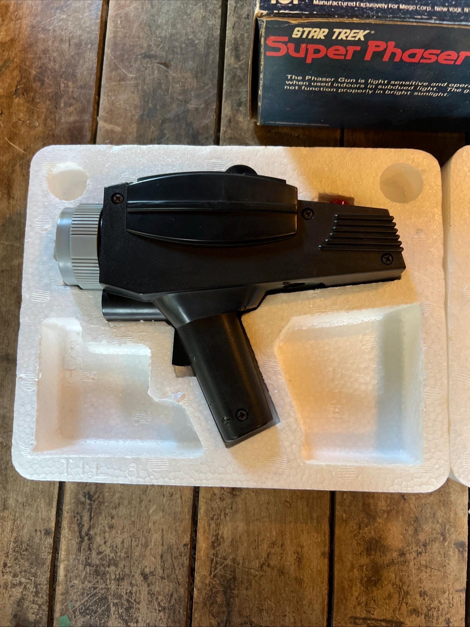 1976 Mego - Star Trek - Super Phaser II Target Game - Original Box No. 51222