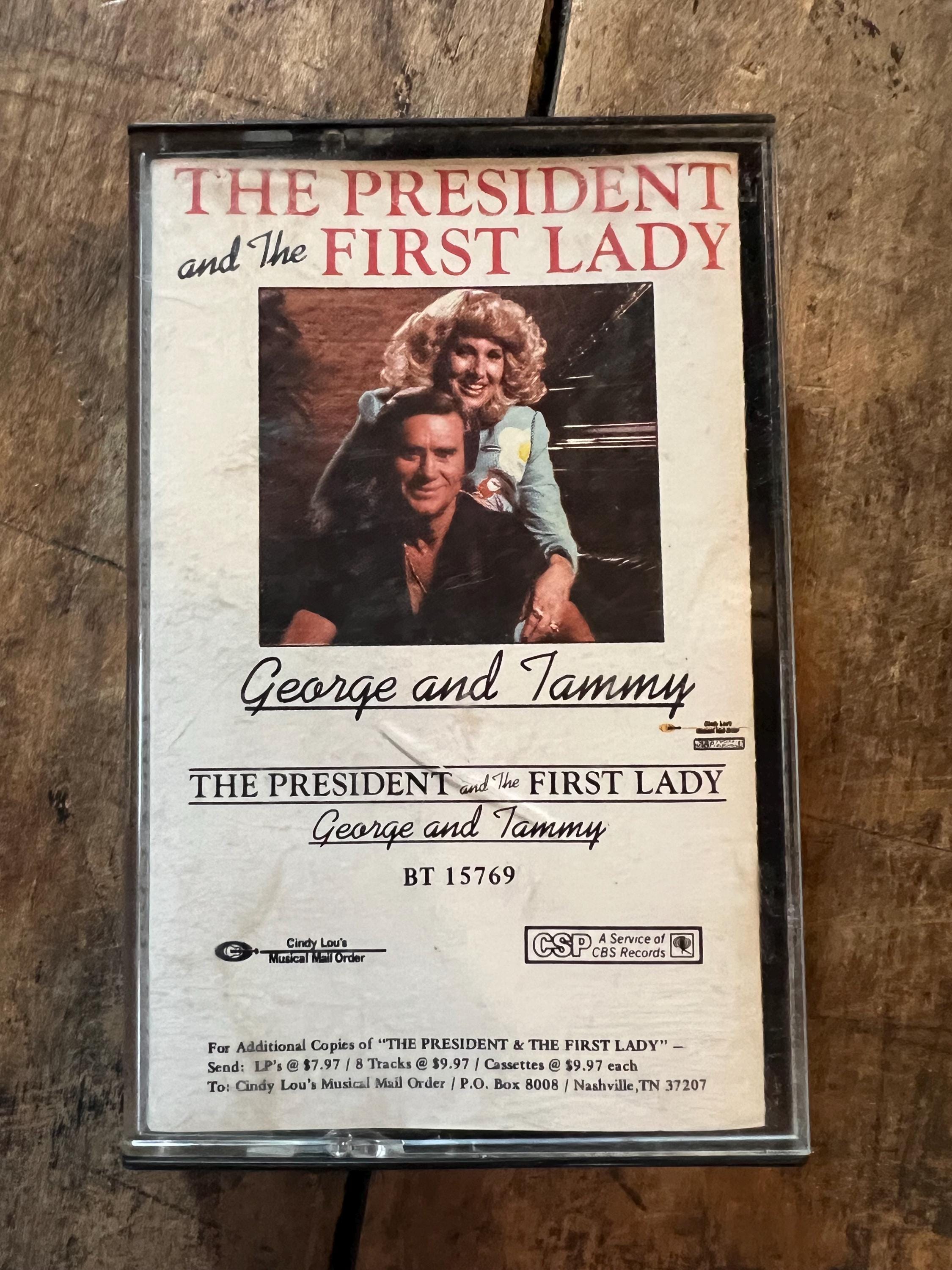 1981 George & Tammy The President and The First Lady Cassette Tape - CBS Records