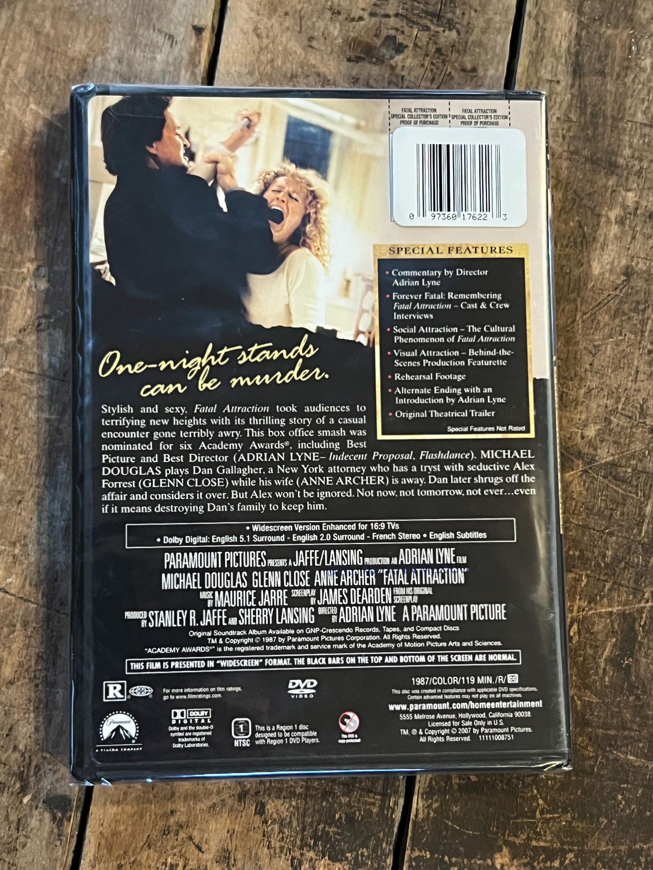Fatal Attraction ( DVD 1987 ) Michael Douglas & Glenn Close - NOS - New Sealed
