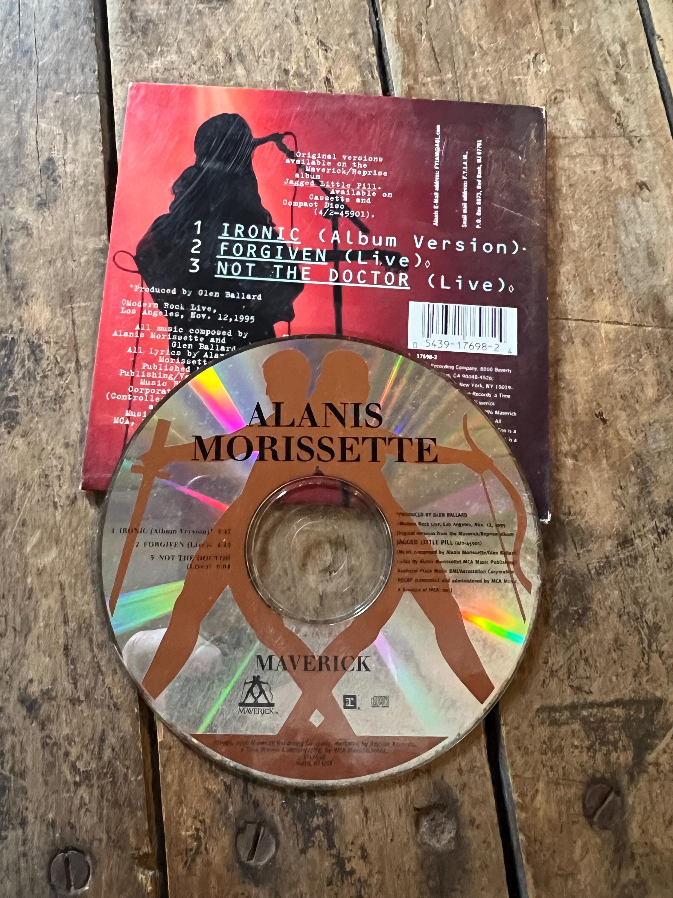 Alanis Morissette “Ironic” CD - 1996 Reprise Records - CD Single Album