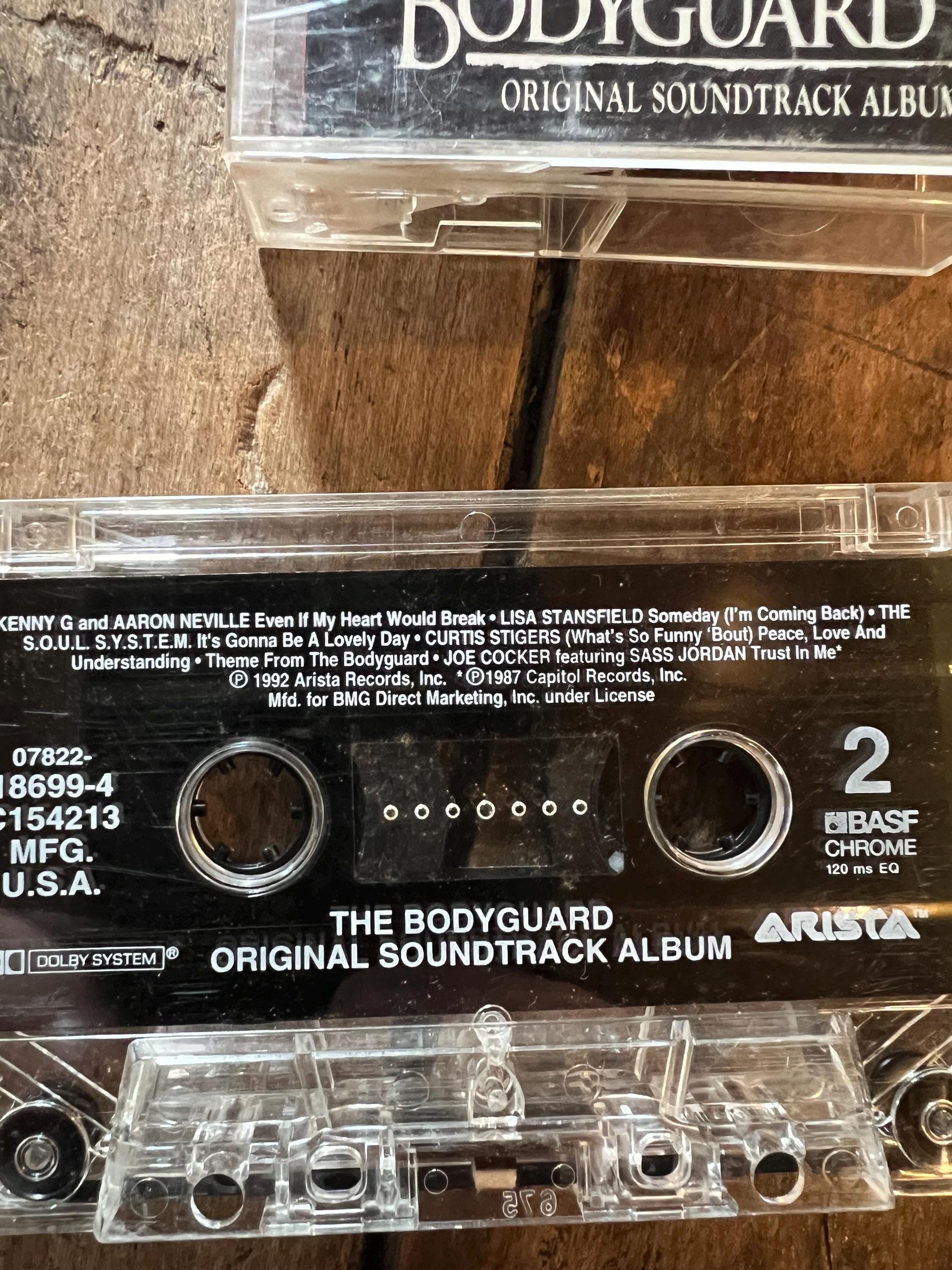 1992 Whitney Houston THE BODYGUARD Cassette Tape - Arista Records ( music from the motion picture)