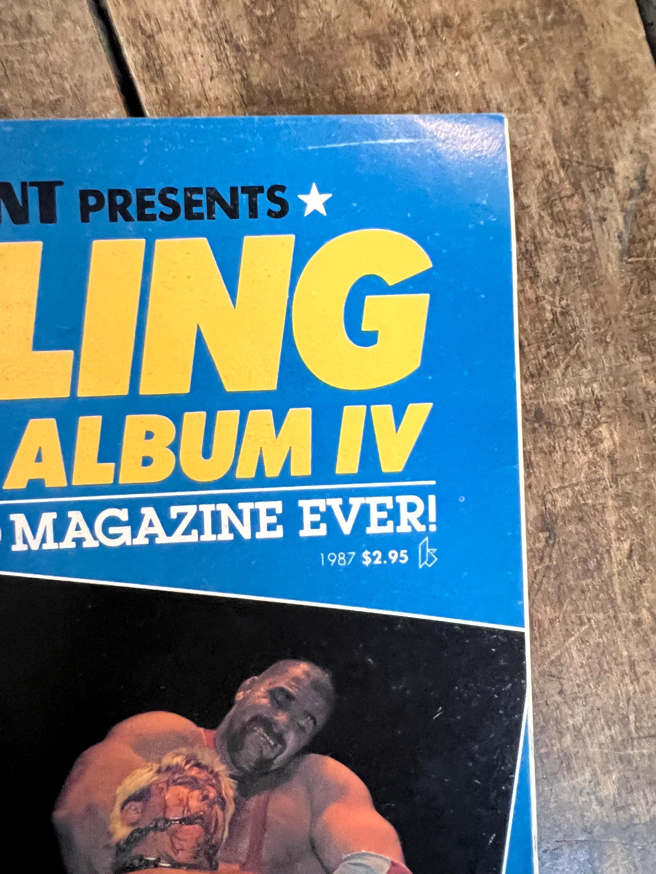 1987 Wrestling Main Event - Wrestling Action Photo Album Magazine  - WWF / WWE