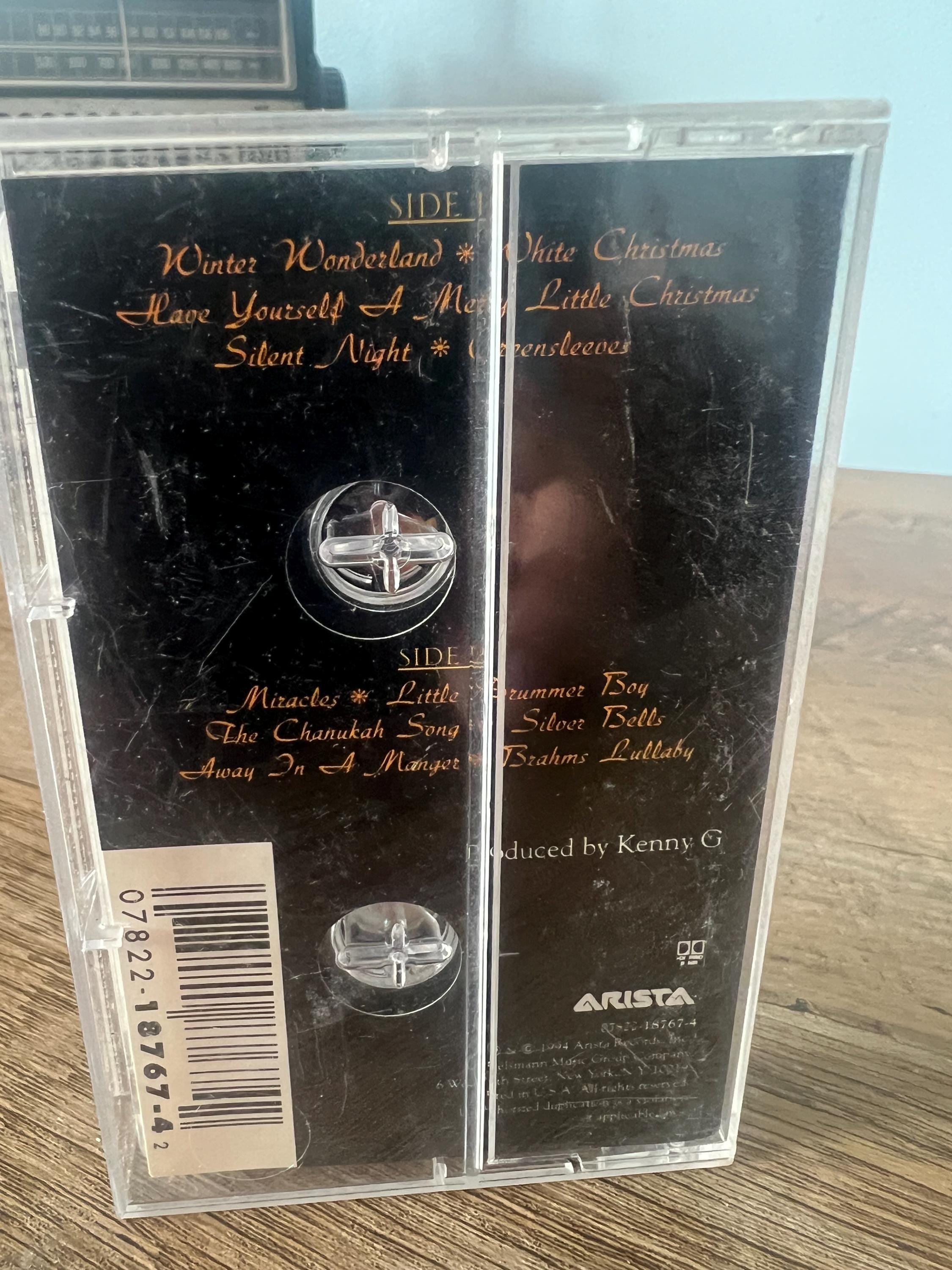 Vintage 1994 Kenny G Miracles Holiday Album Cassette Tape