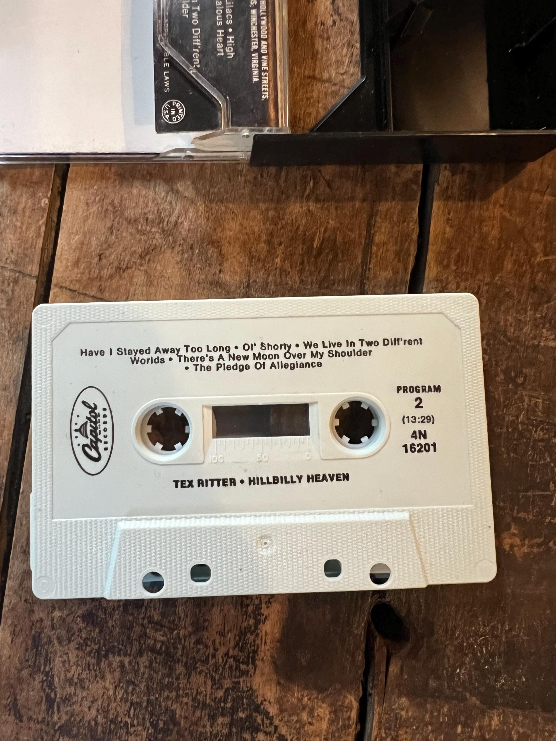 Tex Ritter  “Hillbilly Heaven” Cassette Tape - Capitol Records - Country