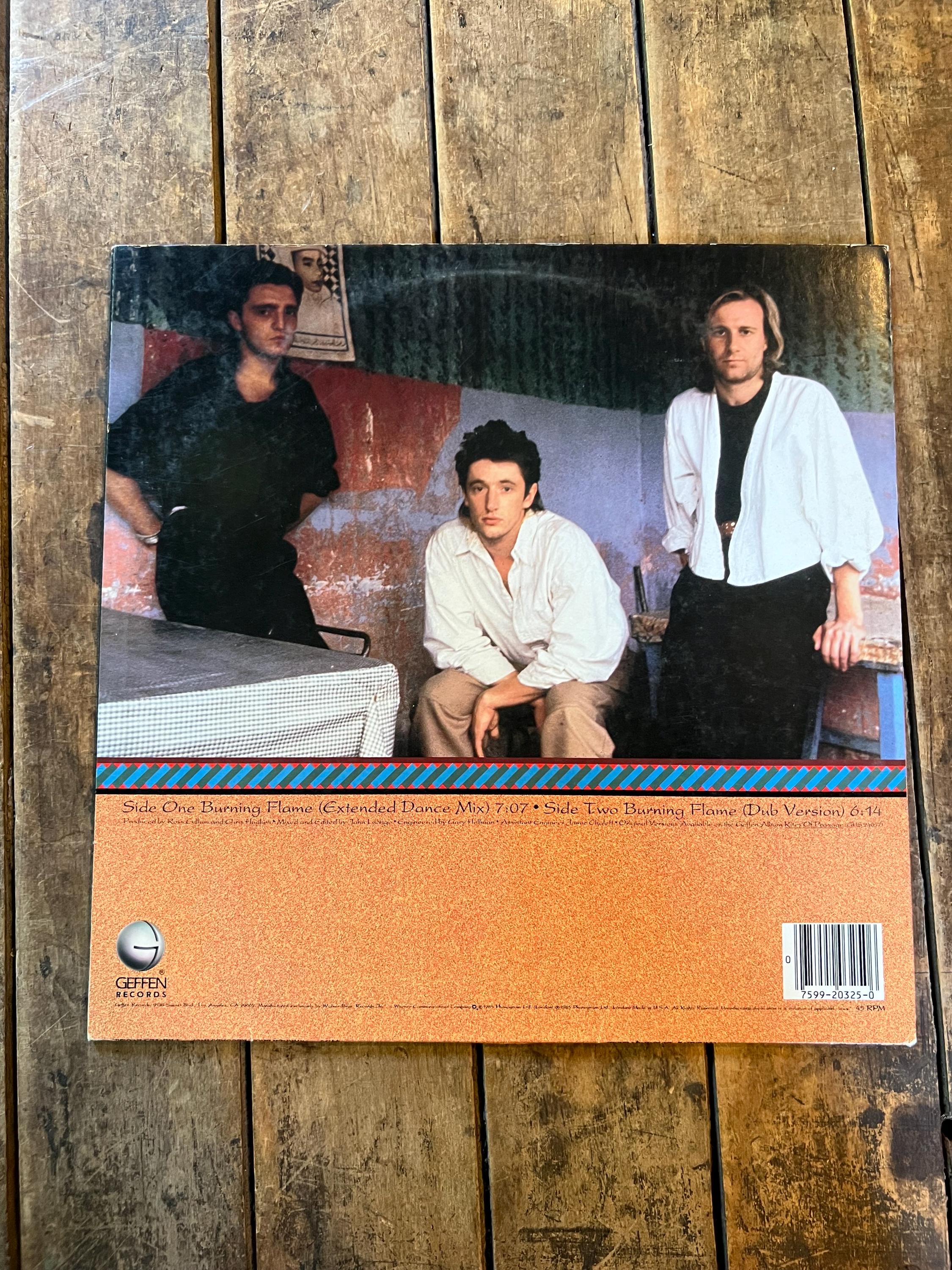 Vitamin Z “Burning Flame” LP - 1985 Geffen Retro Vinyl Record