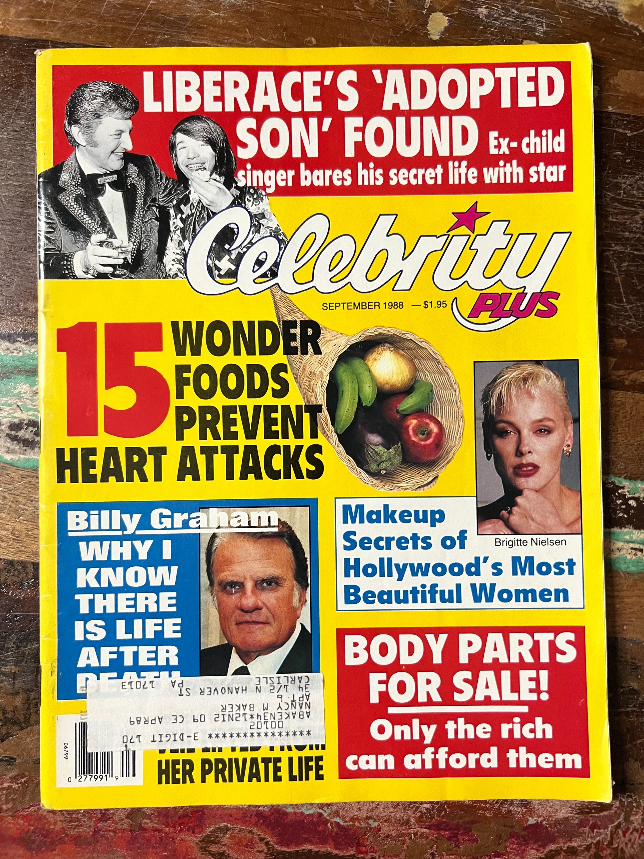 Celebrity Plus Magazine - Gossip / Tabloid - September 1988 - Brigette Nielsen