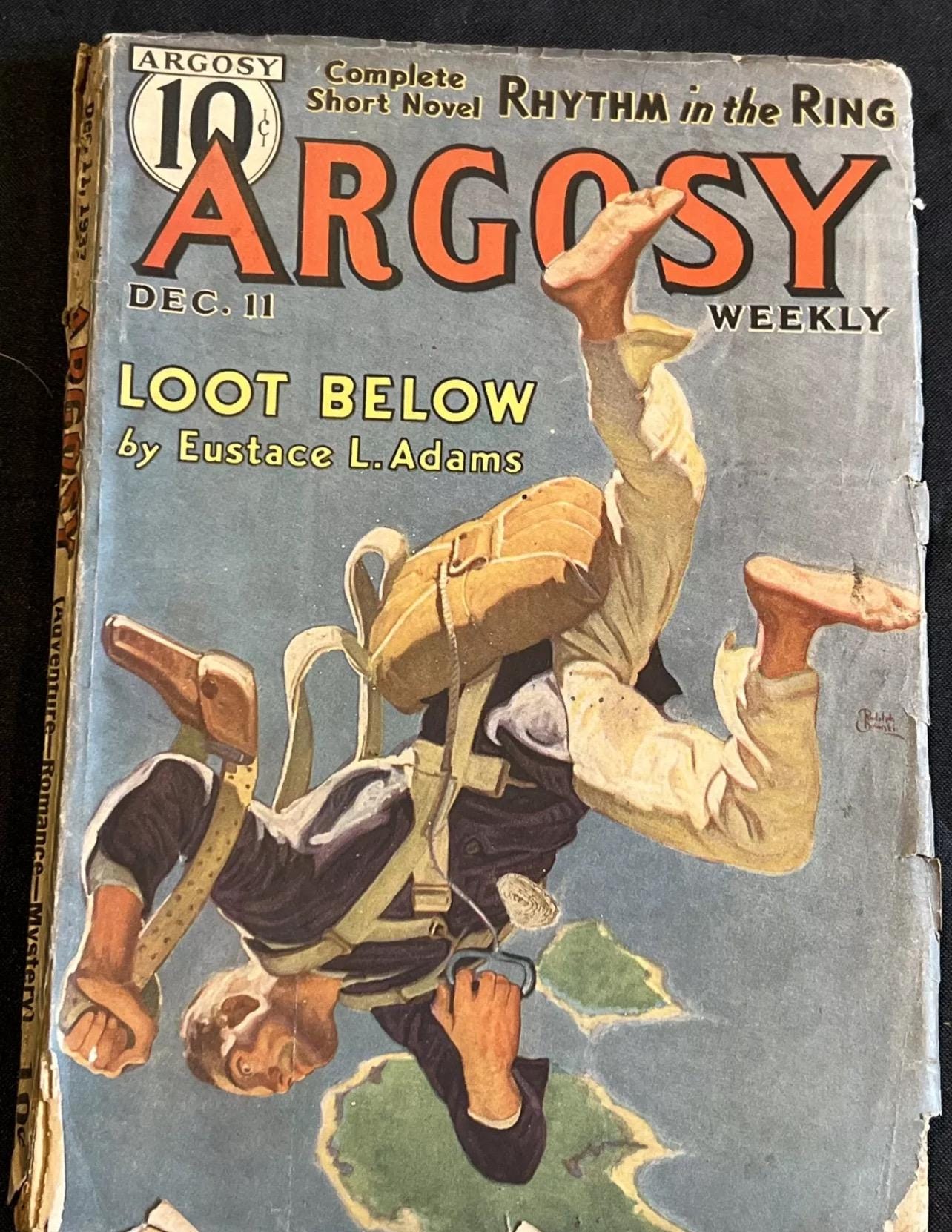 Vintage Argosy Weekly Pulp Magazine - December 11, 1937