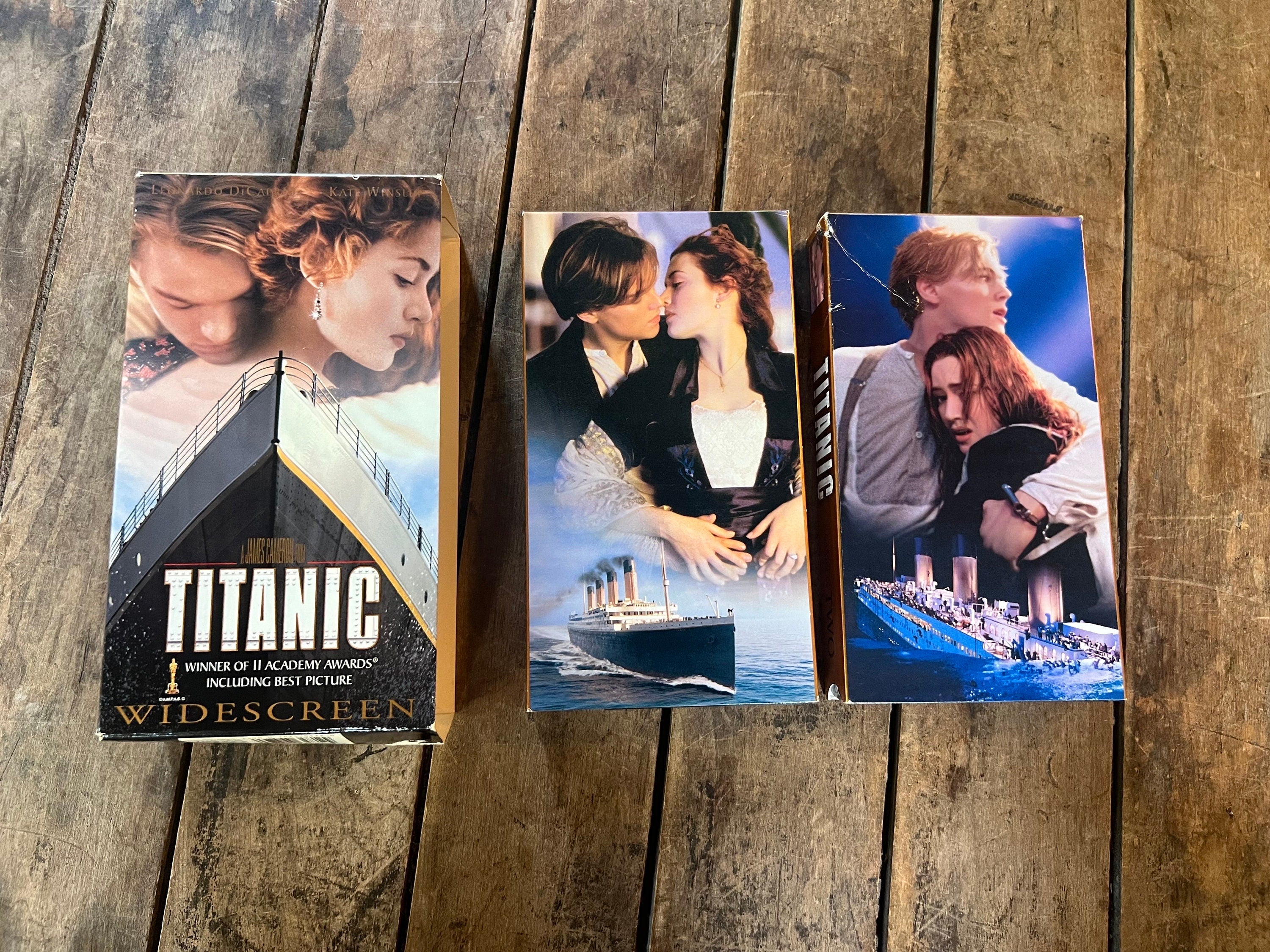 Titanic (1997) Widescreen VHS Movie - Leonardo DiCaprio & Kate Winslet