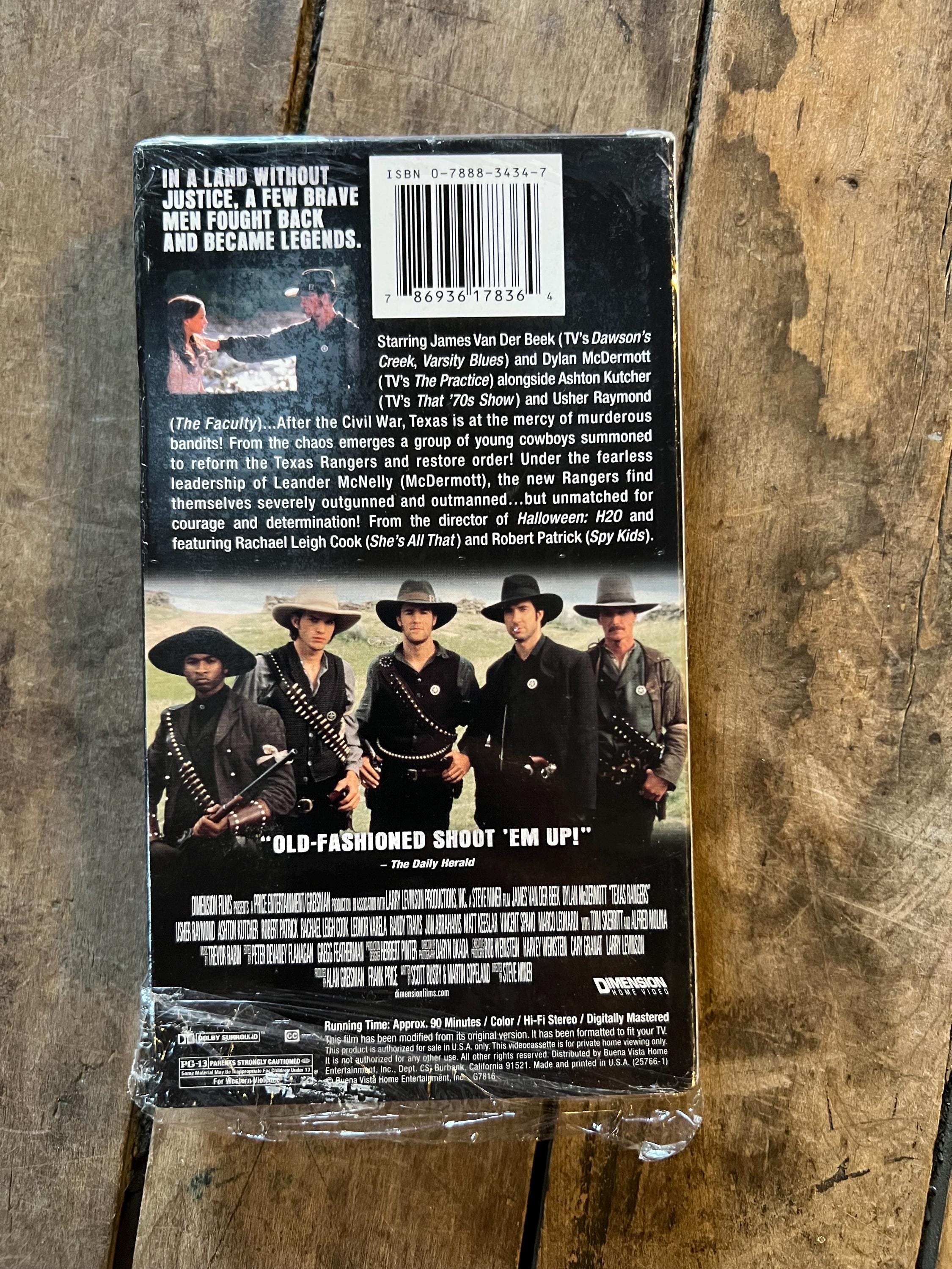Texas Rangers  ( VHS 2001) Starring - James Van Der Beek & Dylan McDermott
