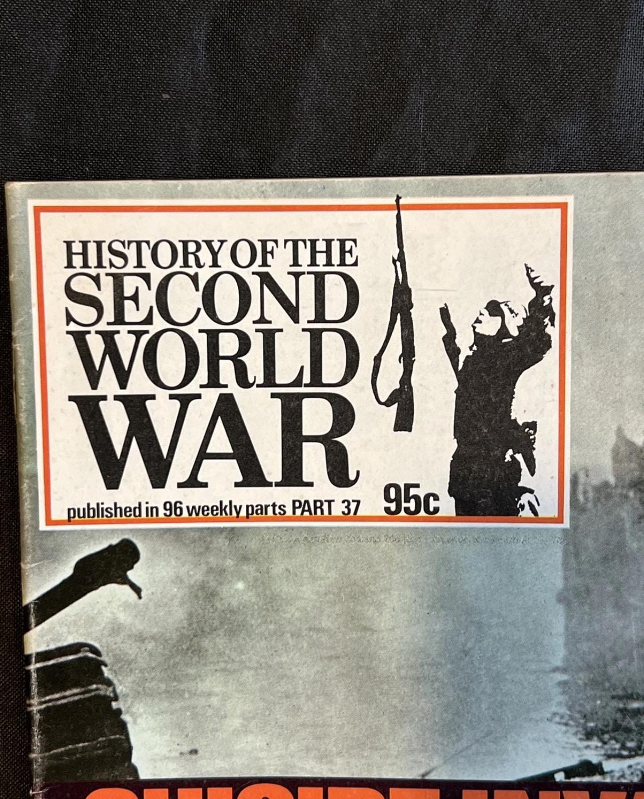 Vintage 1973 History Of The Second World War Magazine Part 37