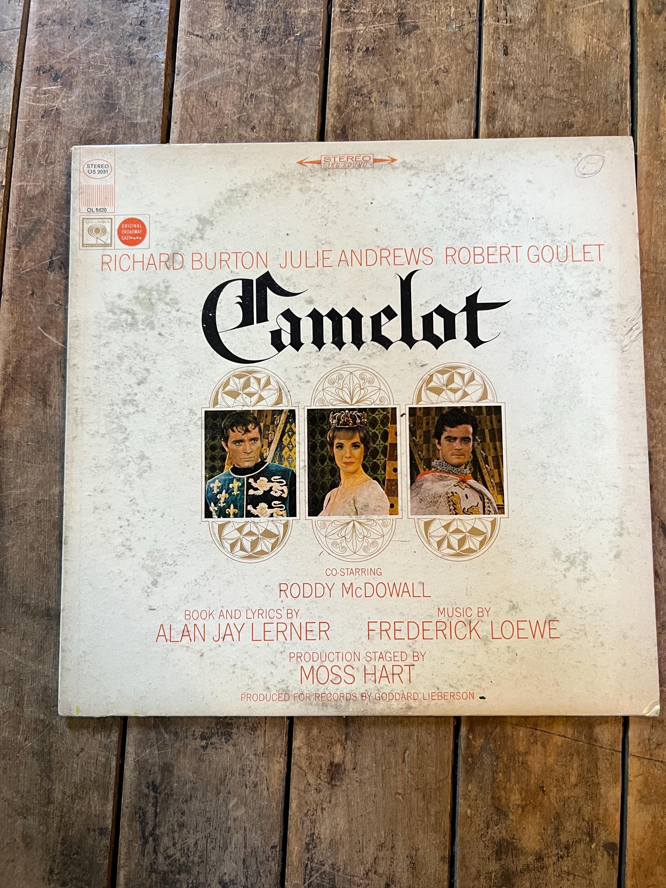 Camelot starring Richard Burton & Julie Andrews LP - 1981 Columbia Retro Vinyl Record