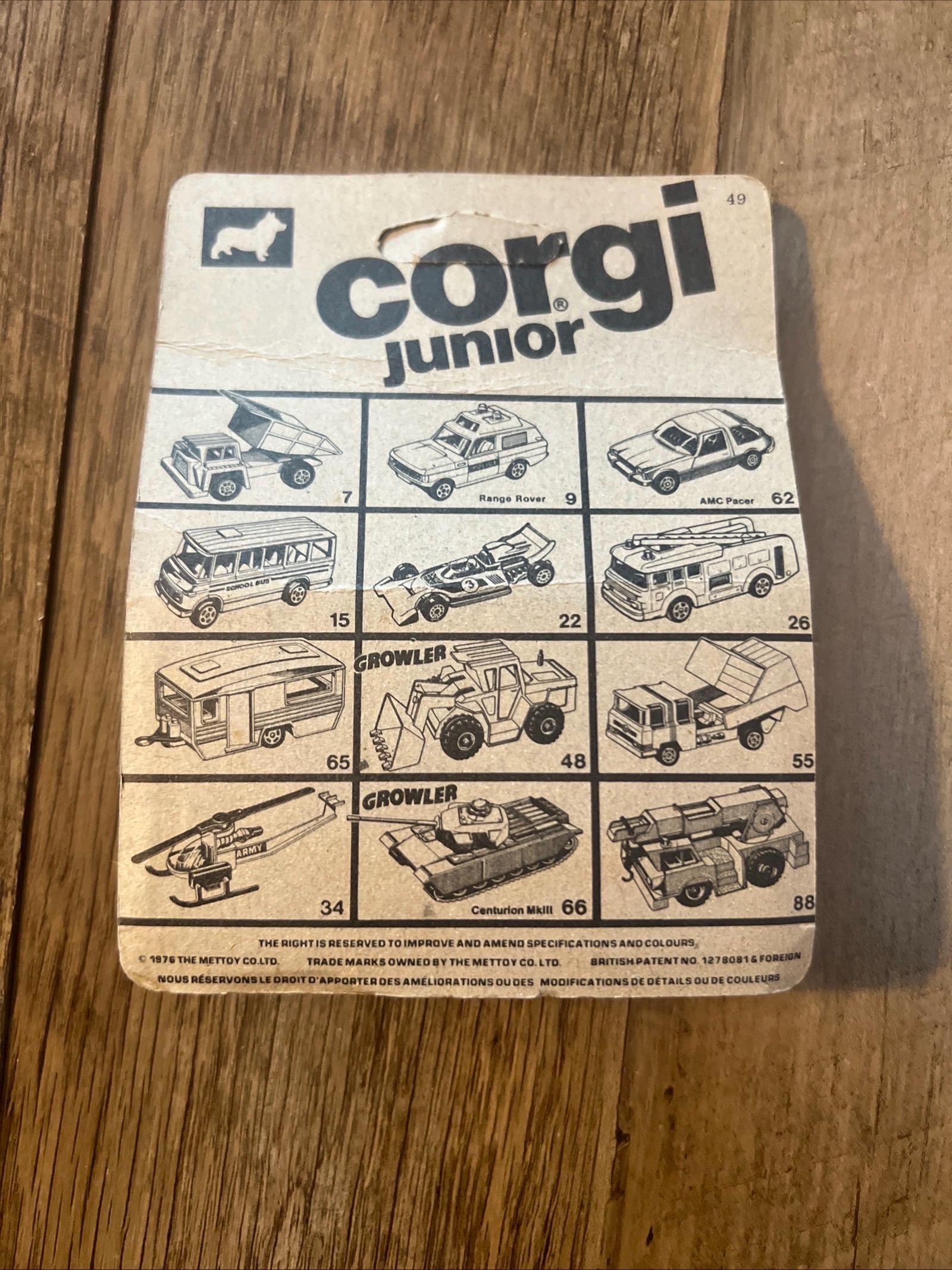1976 Corgi Juniors ERF Fire Engine #26 - Sealed on Card