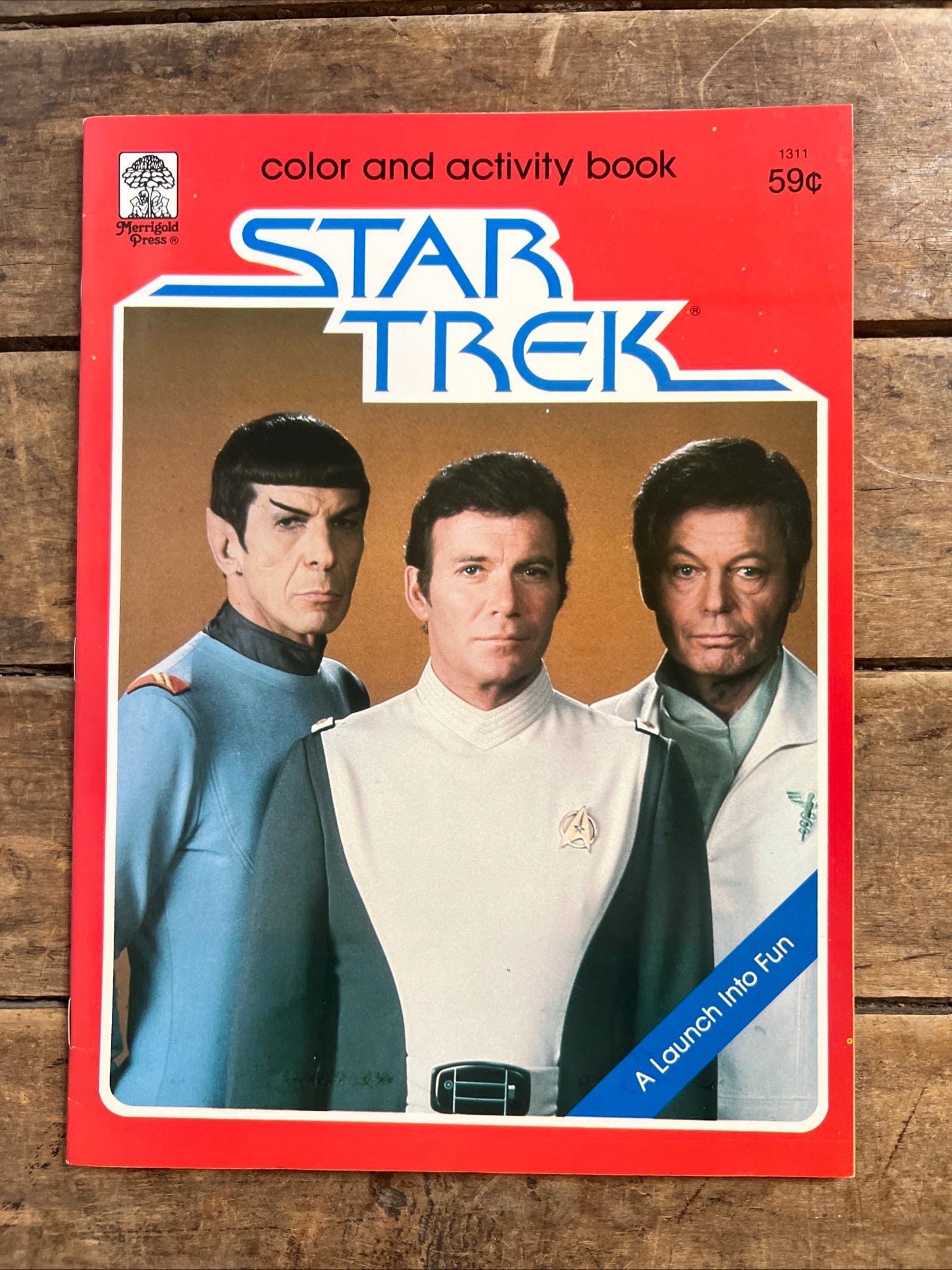1979 Marrigold Press - STAR TREK - Color And Activity Book No. 1311 - NOS Unused