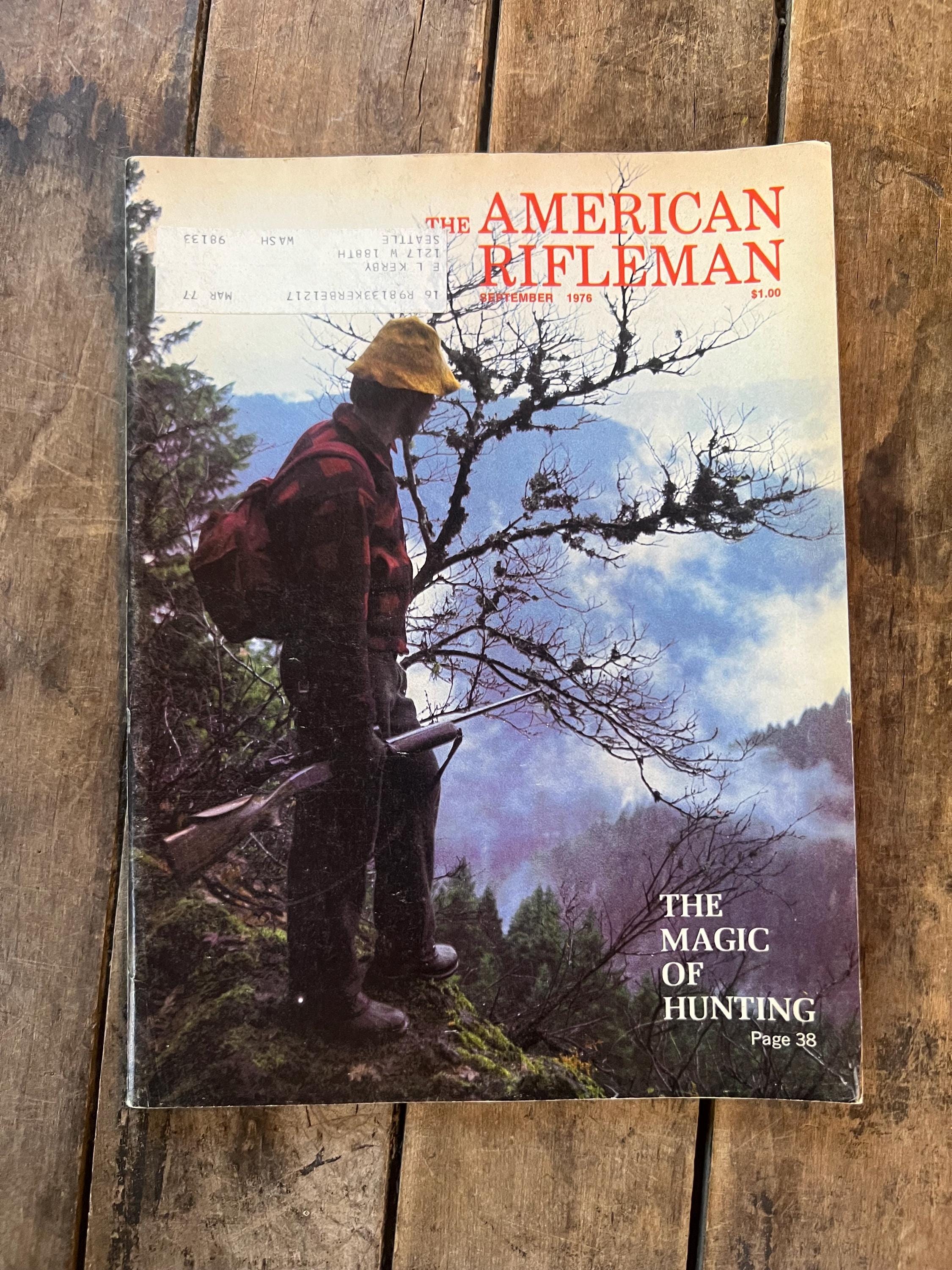 Vintage 1976 American Rifleman Magazine - September Edition- Retro Advertising - Men’s Outdoor Magazine