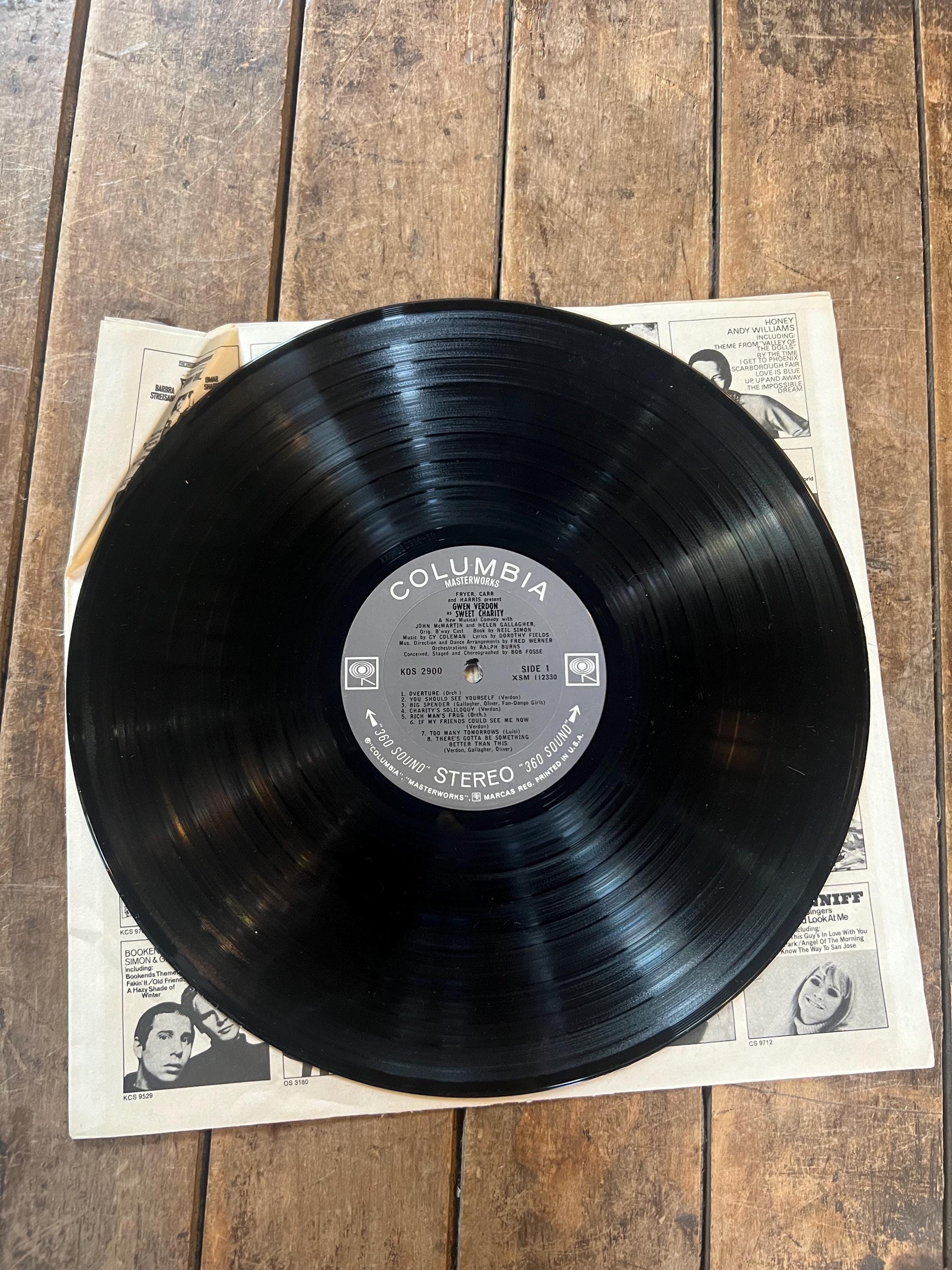 Vintage 1966 Gwen Verdon Sweet Charity LP - Columbia Masterworks Vinyl