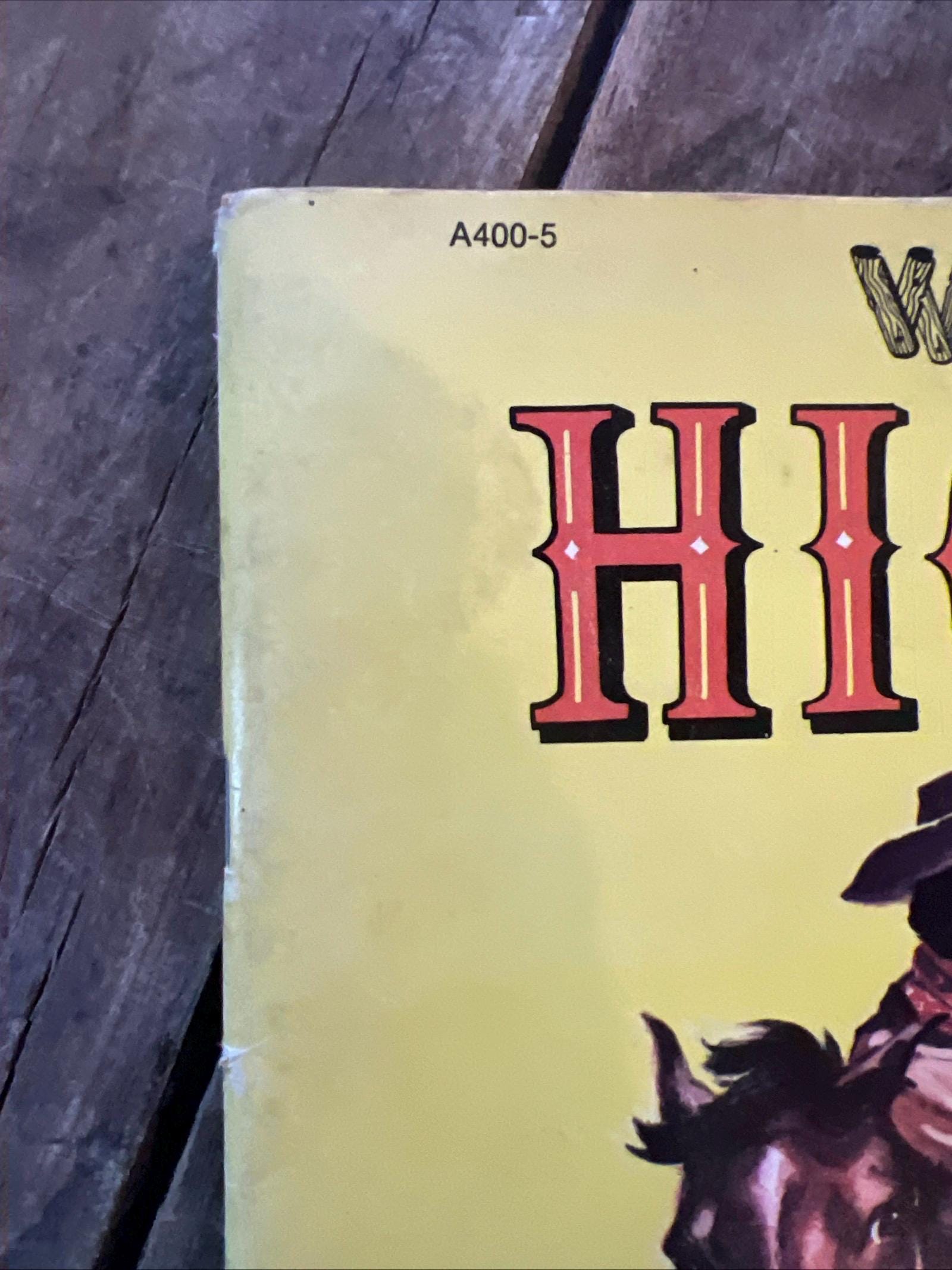 Vintage 1975 Wild Bill Hickok Coloring Book