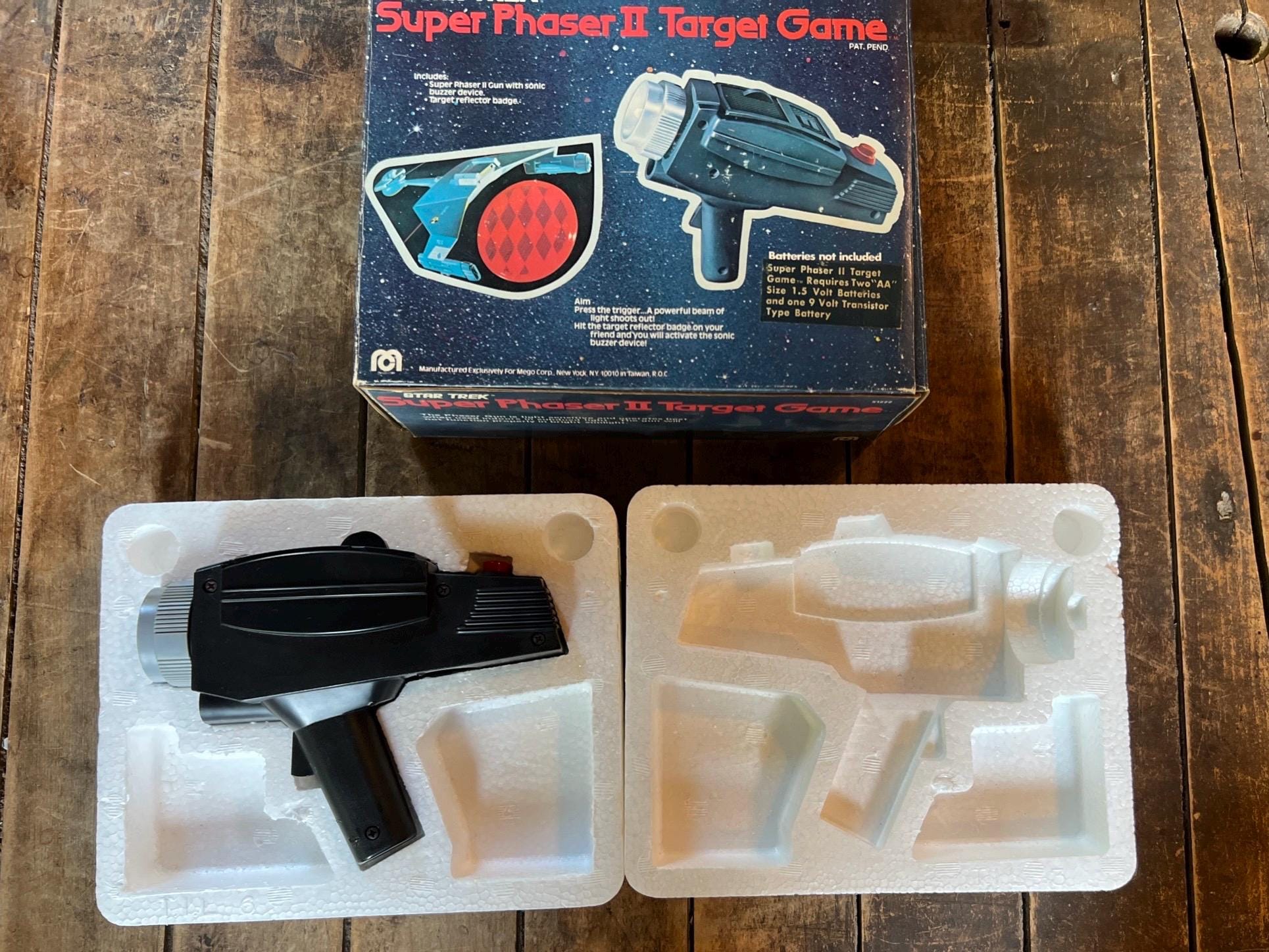 1976 Mego - Star Trek - Super Phaser II Target Game - Original Box No. 51222