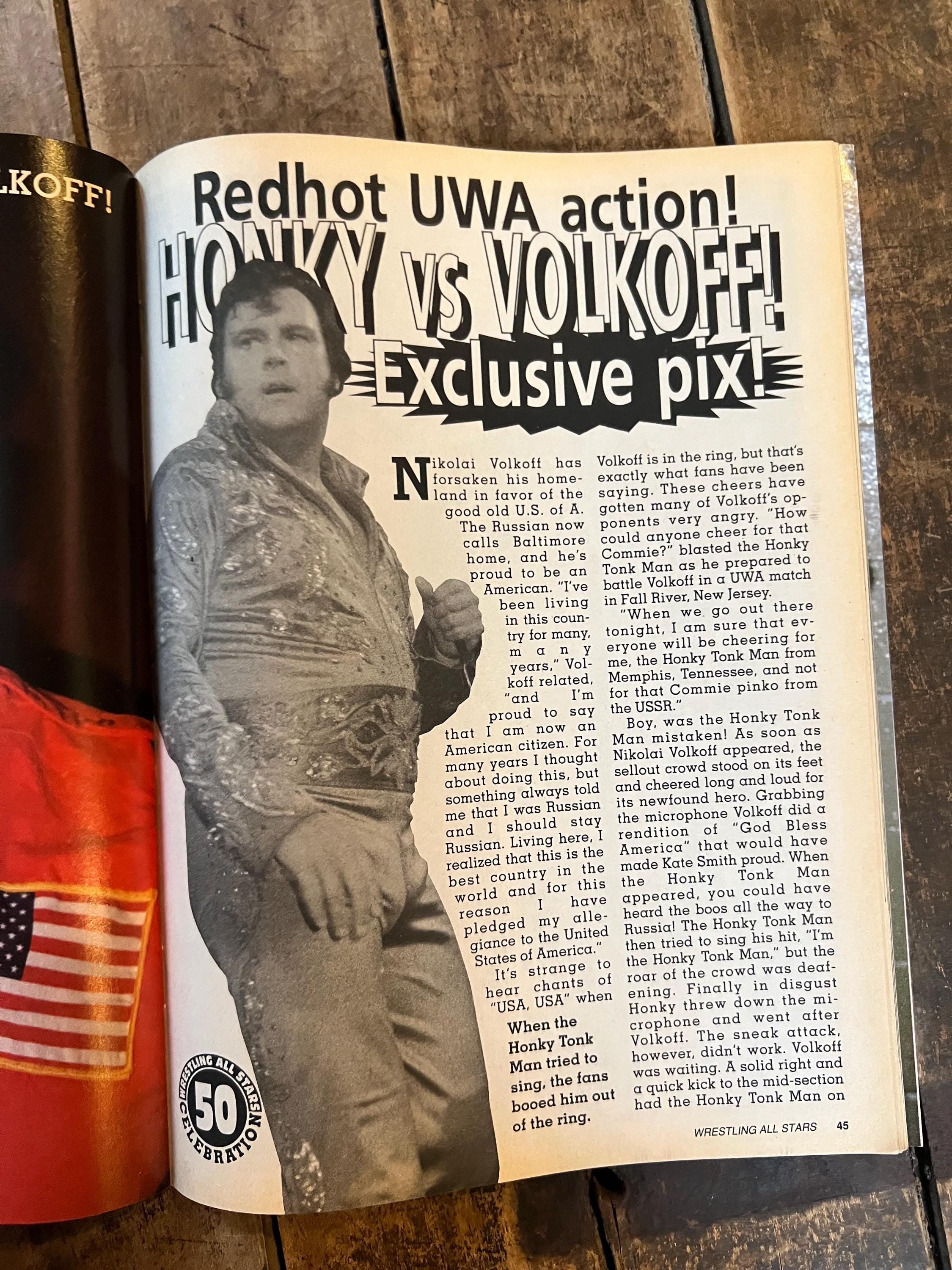 Wrestling All Stars Magazine - December 1991 WWF WWE - 50th Issue Collector’s Edition