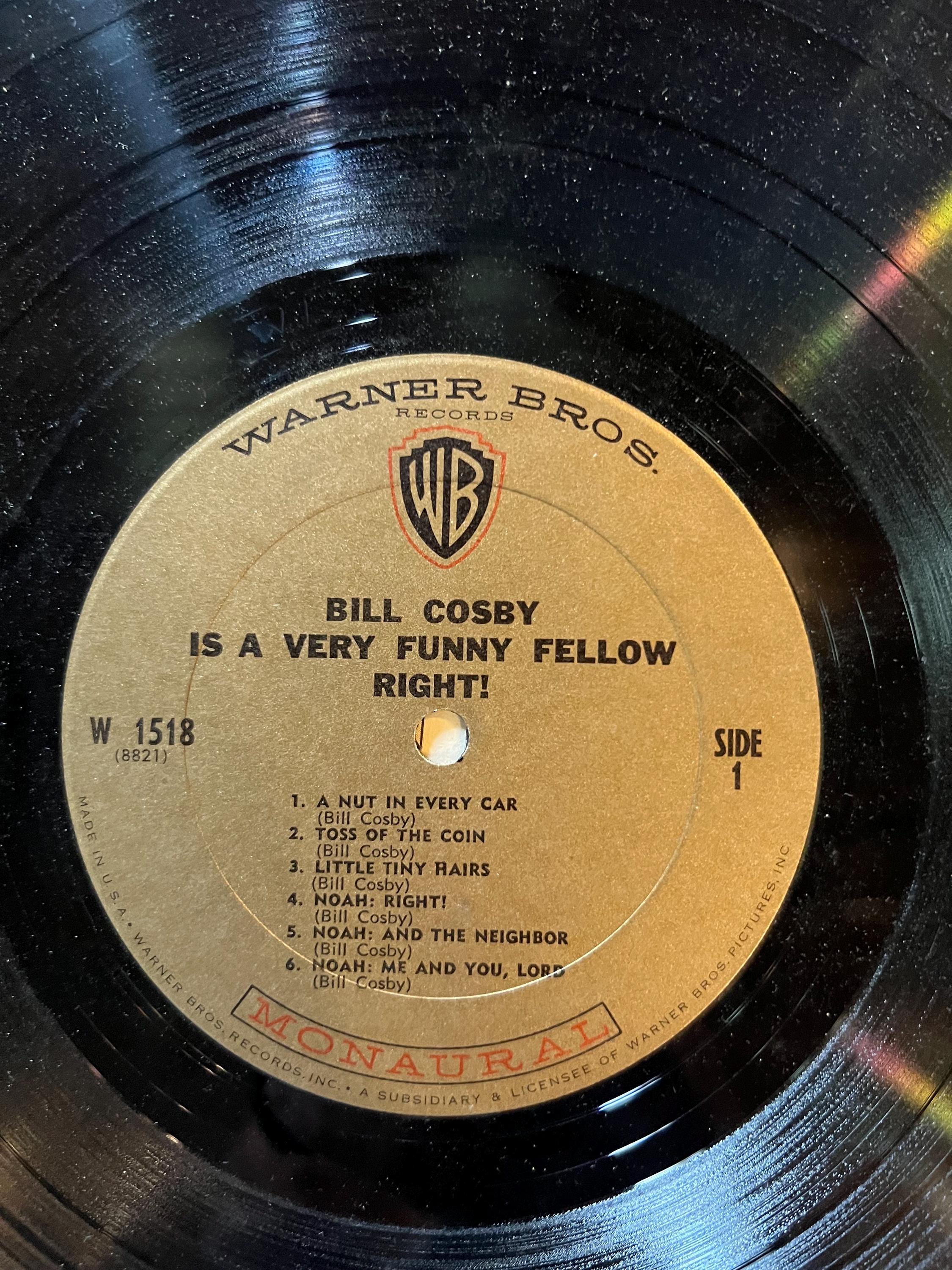 Bill Cosby "Is a Very Funny Fellow Right!" LP - 1963 Warner Bros Vinyl Record