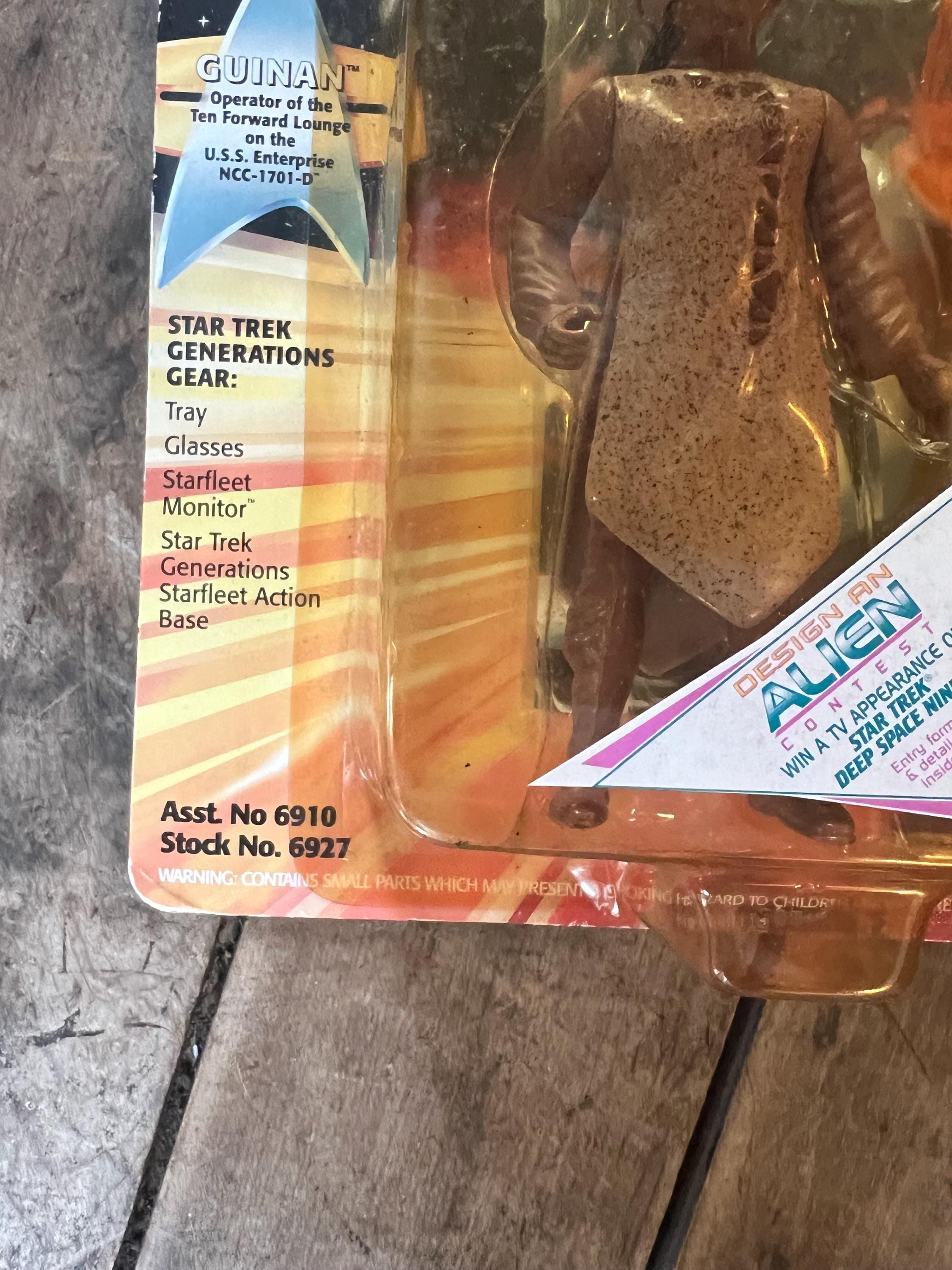Vintage 1993 Star Trek Generations Guinan Action Figure - Sealed