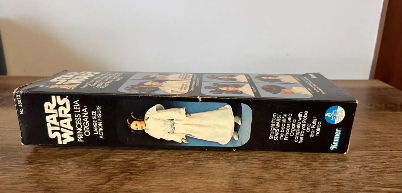 Vintage 1978 Kenner Star Wars Princess Leia Organa Action Figure & Box