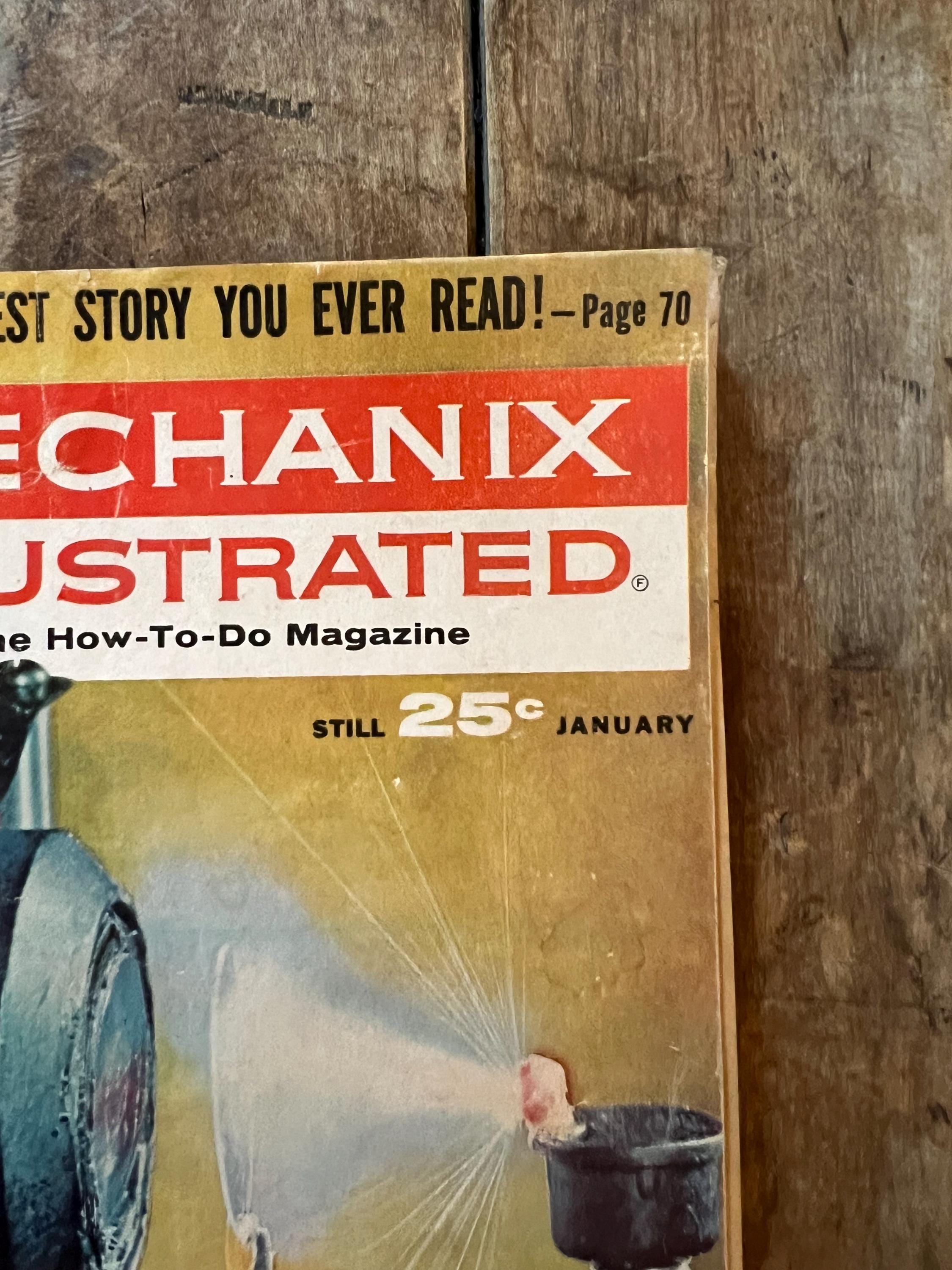 Vintage 1963 Mechanix Illustrated - January Issue - Still 25 Cents