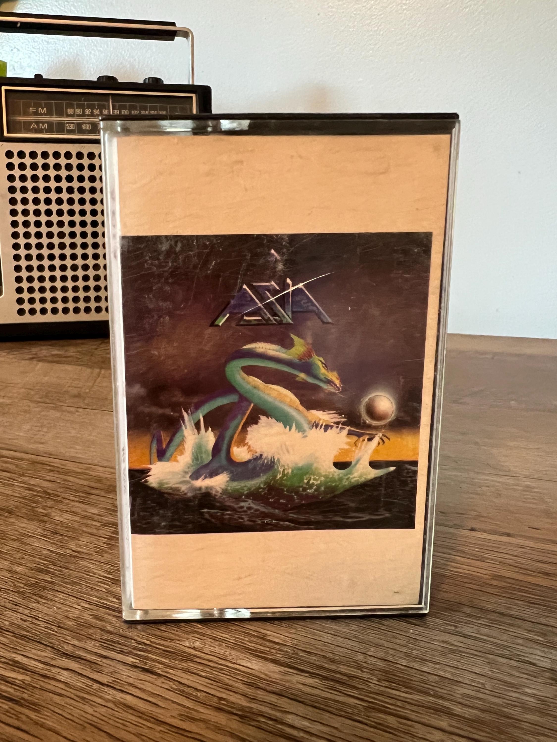 Vintage 1982 ASIA Debut Album Cassette Tape - Geffen Records
