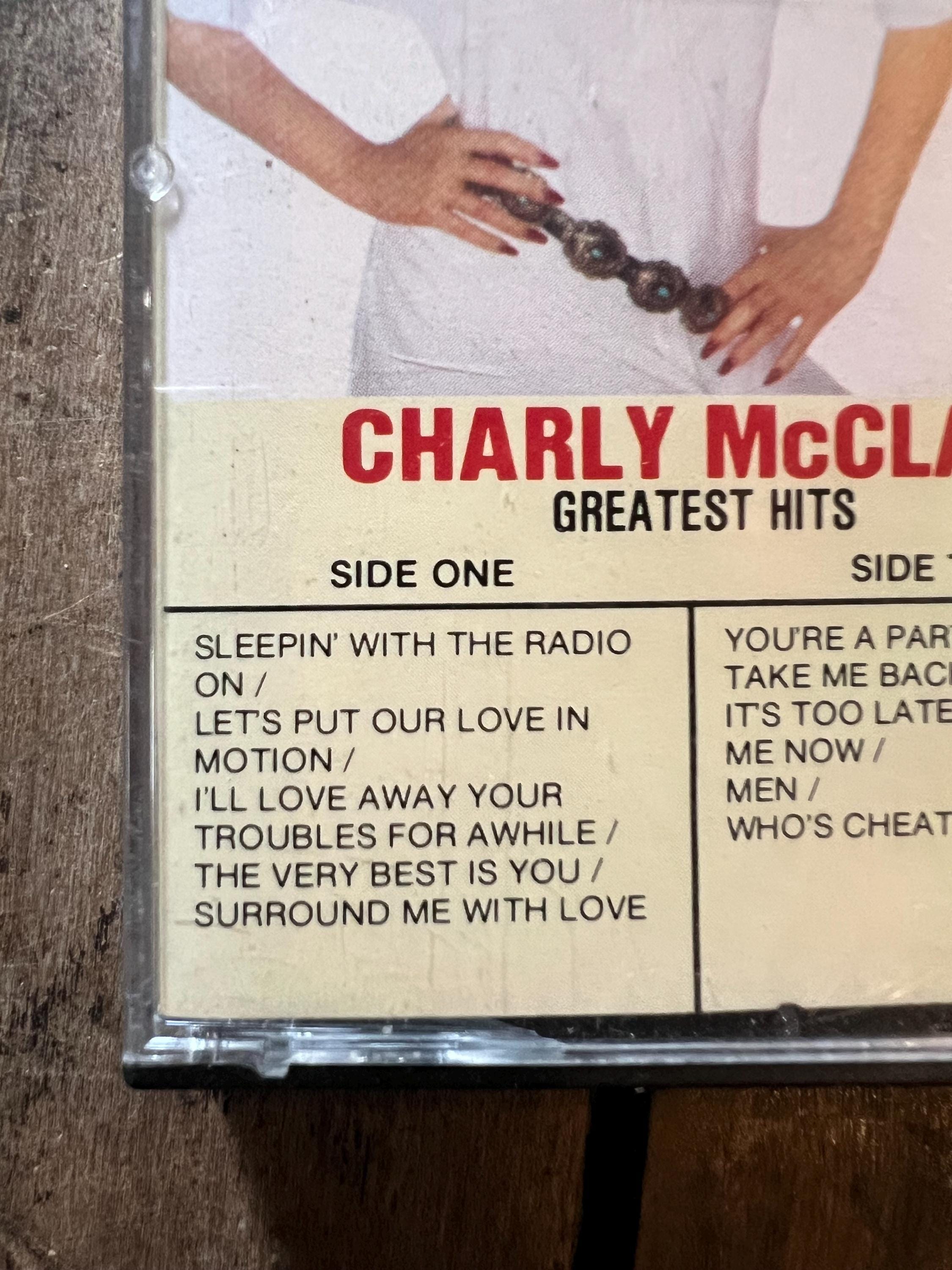 1982 Charly McClain Greatest Hits Cassette Tape - Epic Records