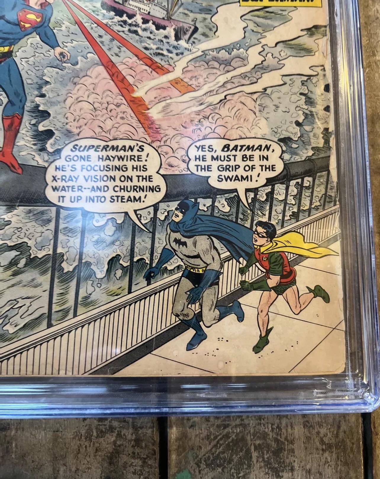 1961 World’s Finest Comics - Superman - Batman & Robin - DC COMICS - CGC Universal Grade 1.0