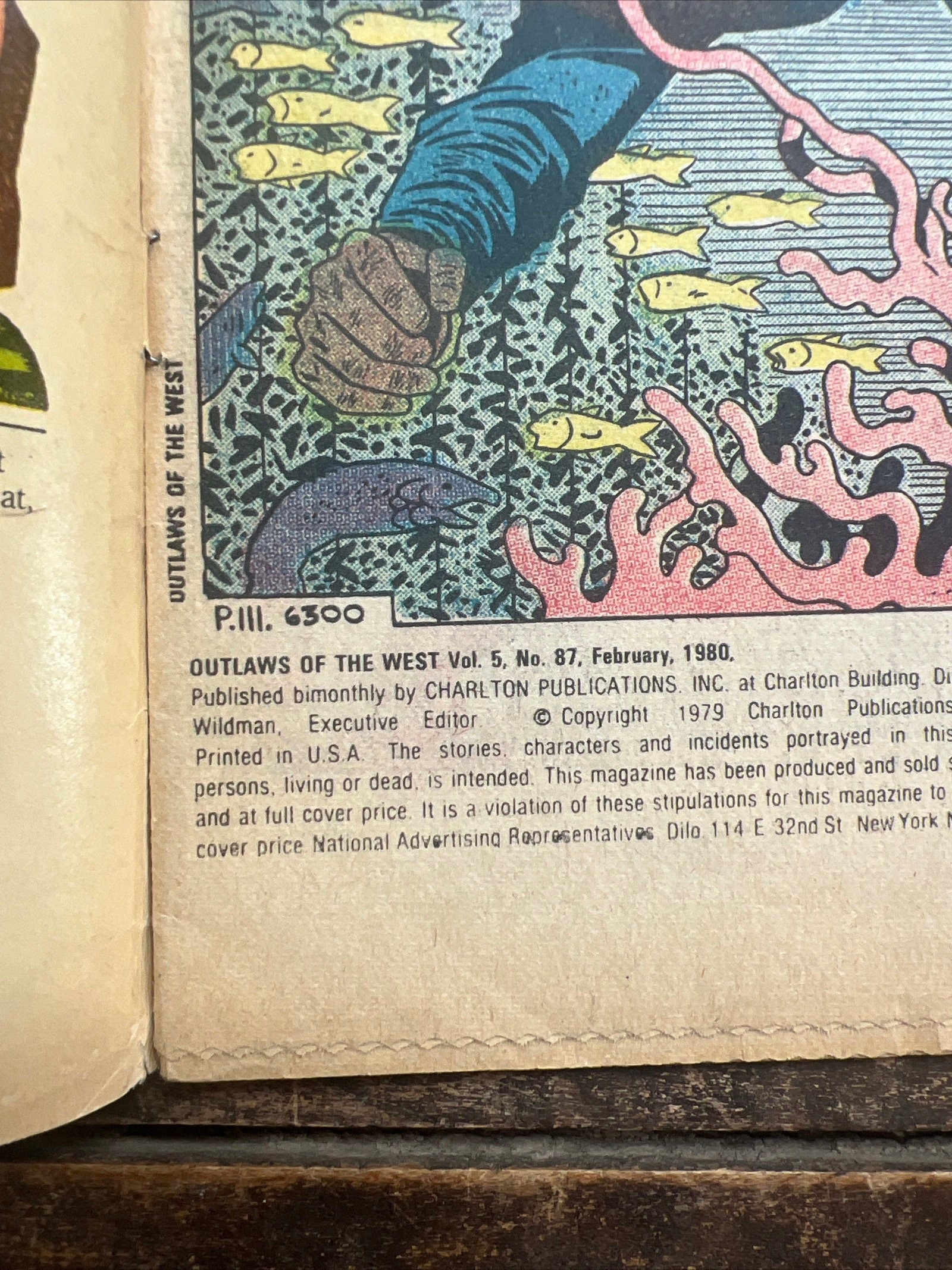 1980 Outlaws of the West Comic Book: Wyatt Earp & Cheyenne Kid