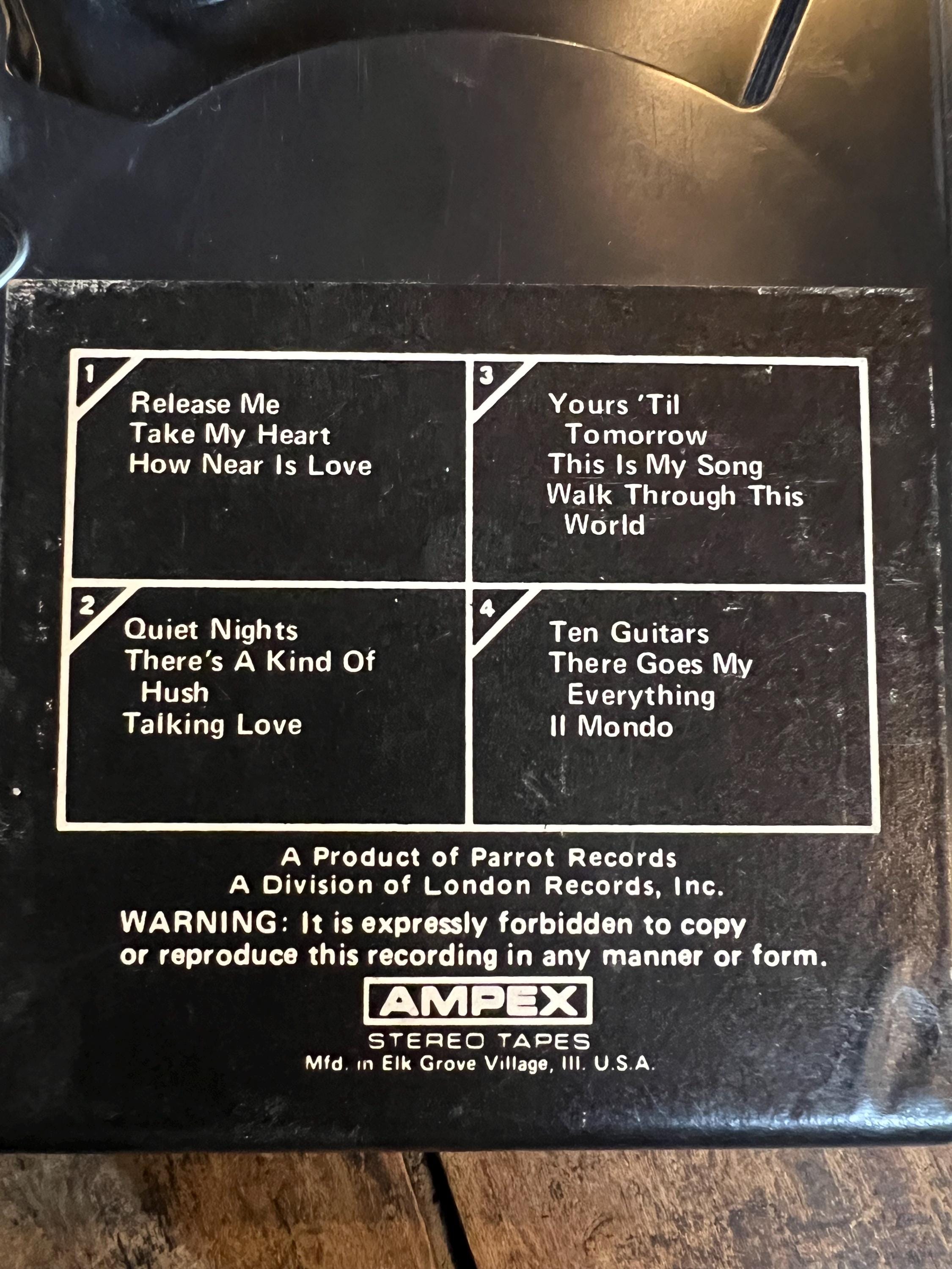 1967 Engelbert Humperdinck  “Release Me” Parrot Records 8-Track Tape