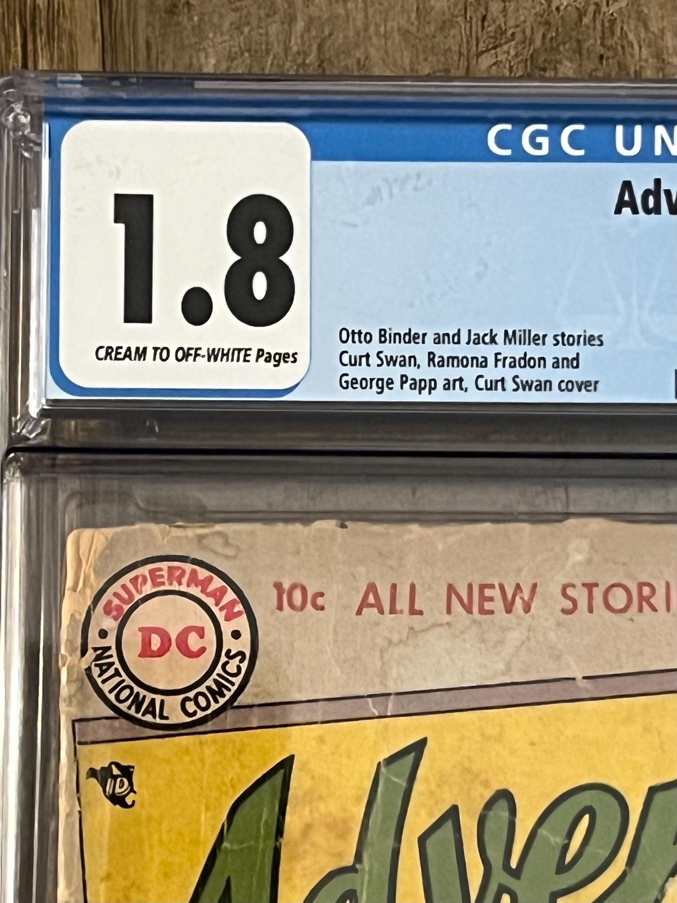 Vintage 1955 Adventure Comics #214: Krypto the Superdog (CGC 1.8)