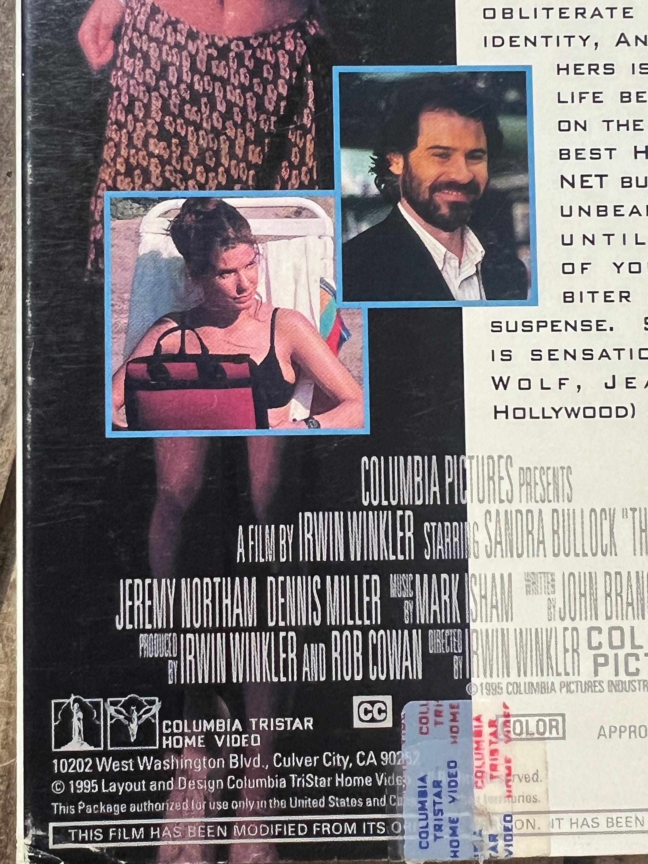 The Net - VHS Movie ( 1995 ) - Starring Sandra Bullock & Dennis Miller