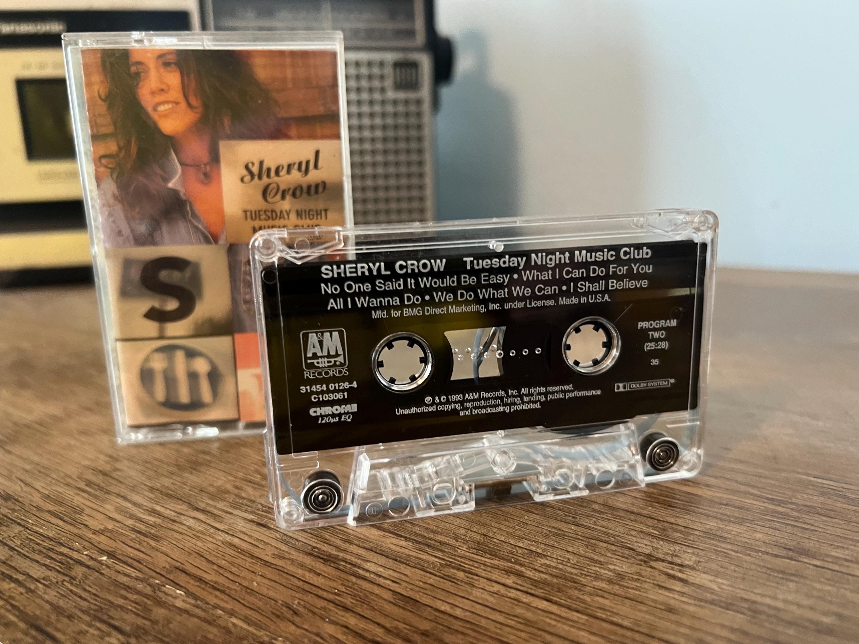 Vintage 1993 Sheryl Crow Cassette Tape: Tuesday Night Music Club