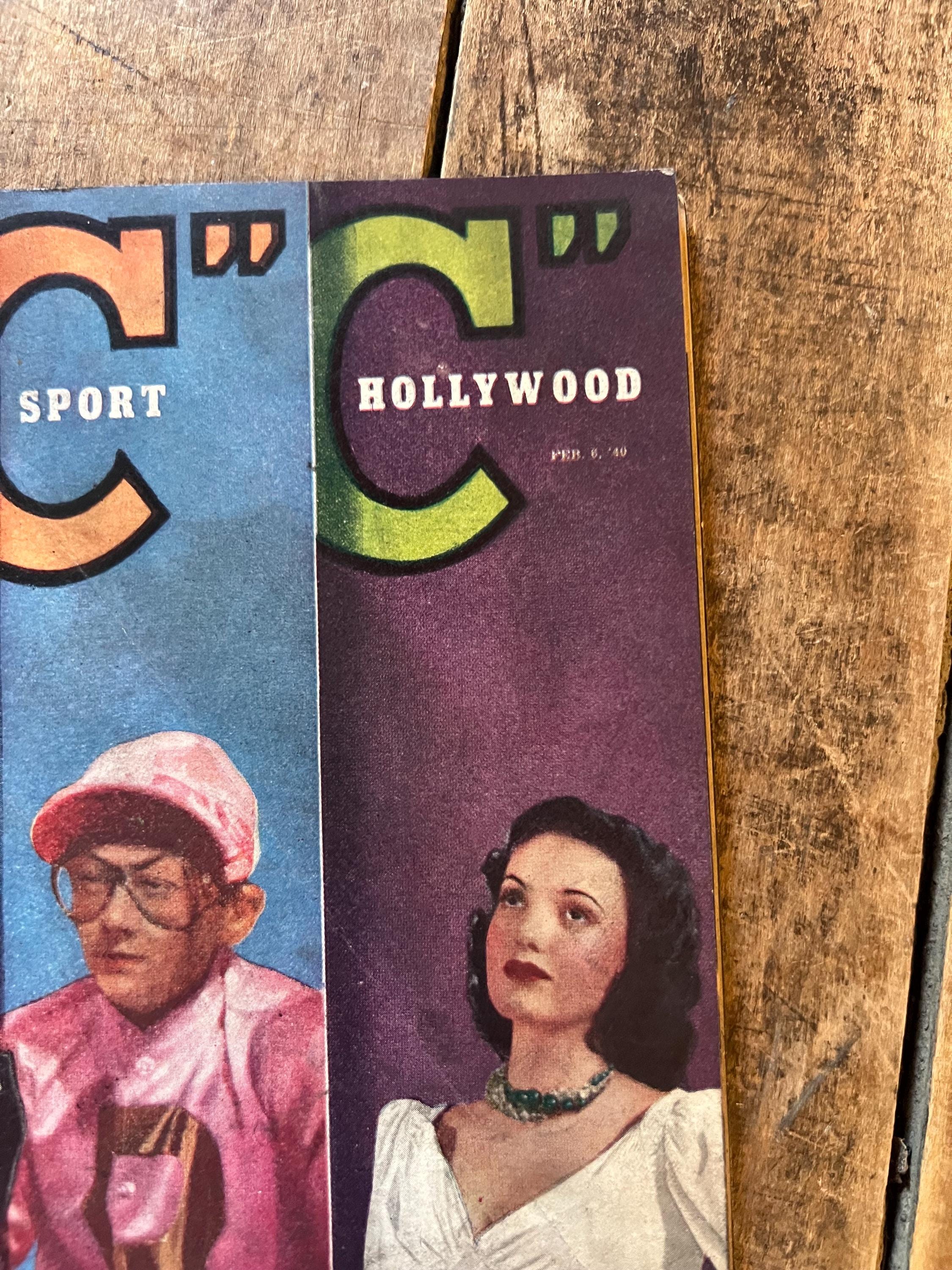 PIC Magazine (February 1940) Hollywood, Sport & Broadway Magazine
