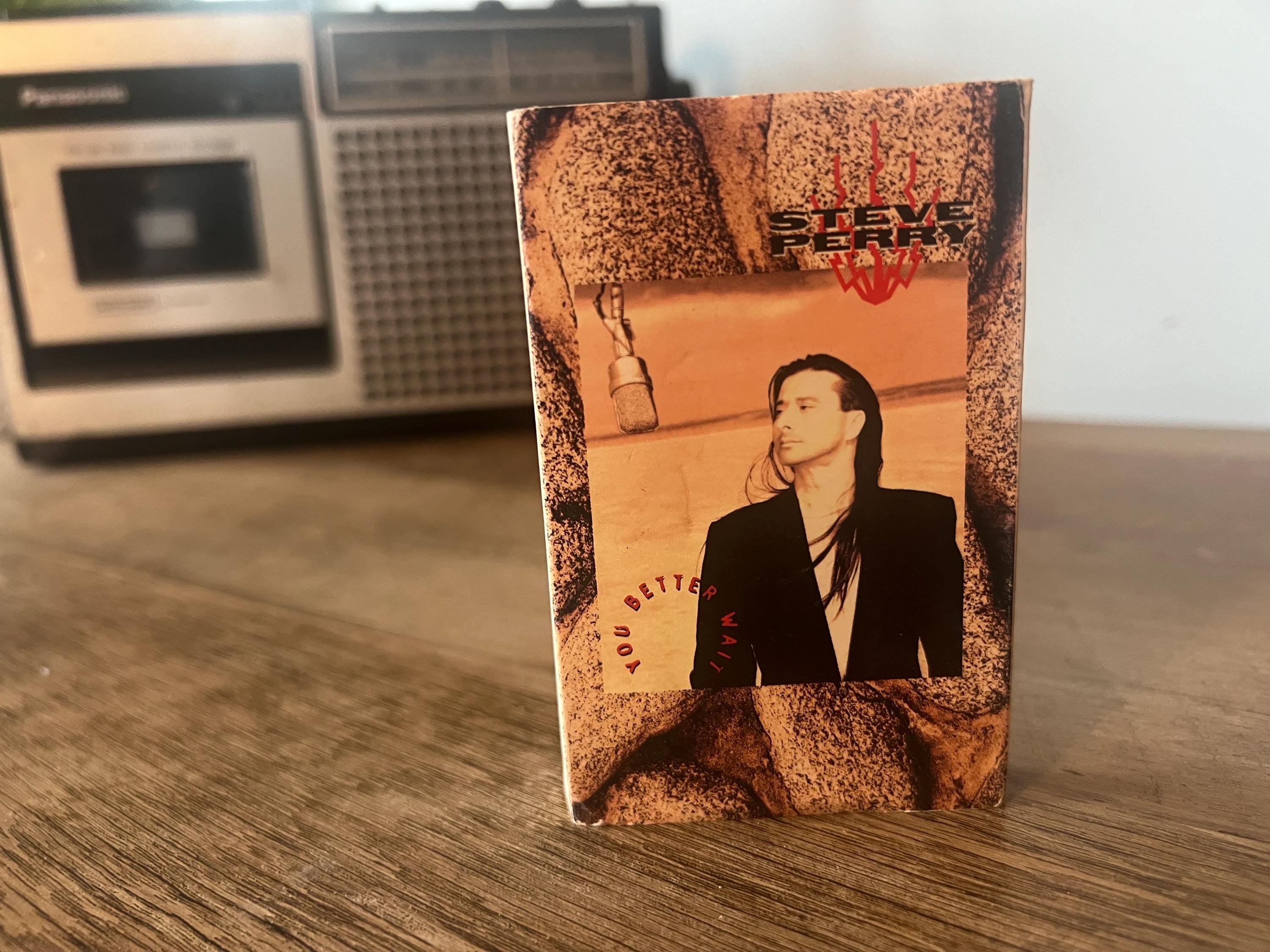 Vintage 1994 Steve Perry “You Better Wait”  Original Cassette Tape - Columbia Records - Rock & Roll
