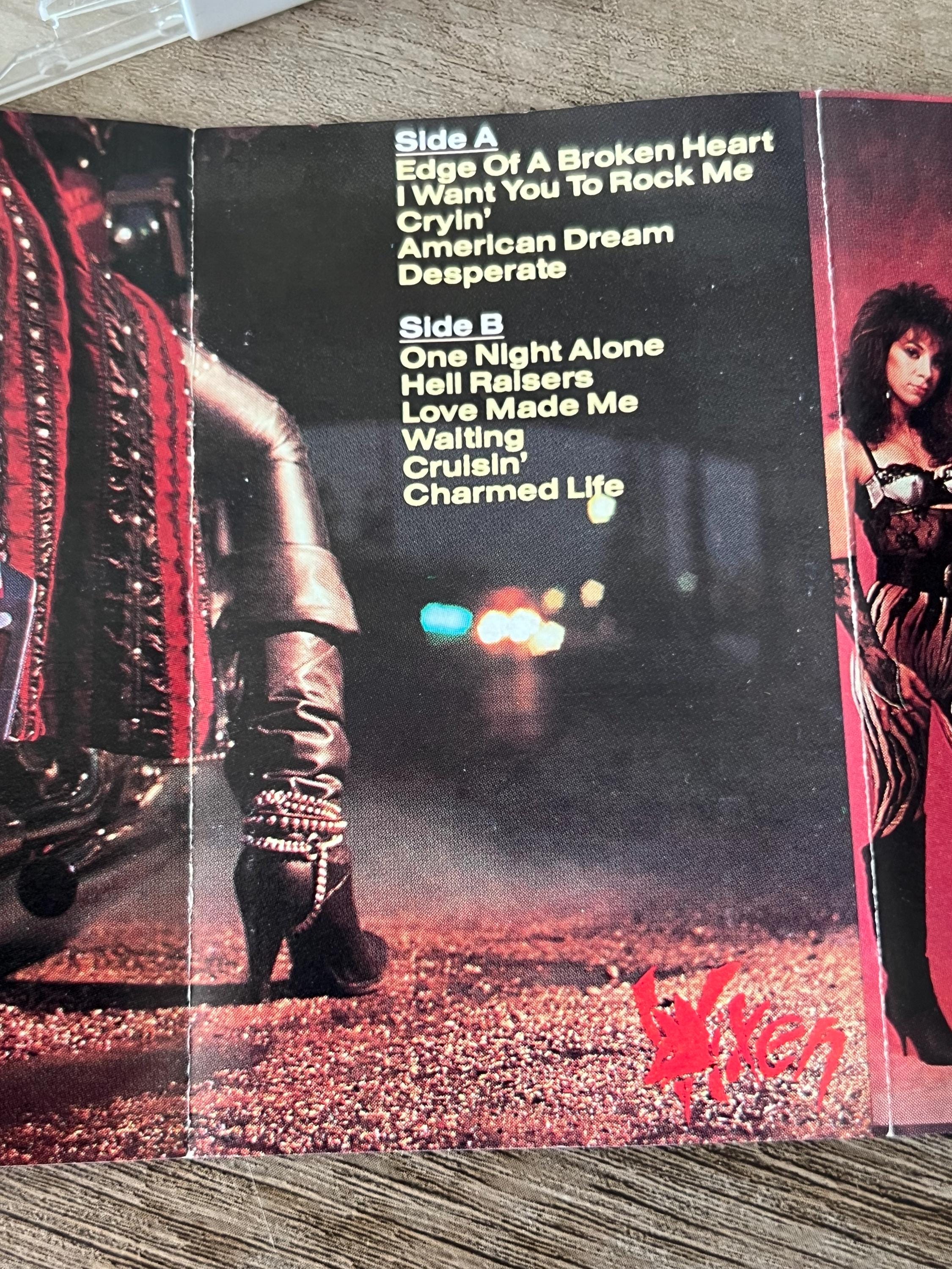1988 VIXEN Cassette Tape - EMI Manhattan Records - Retro Rock