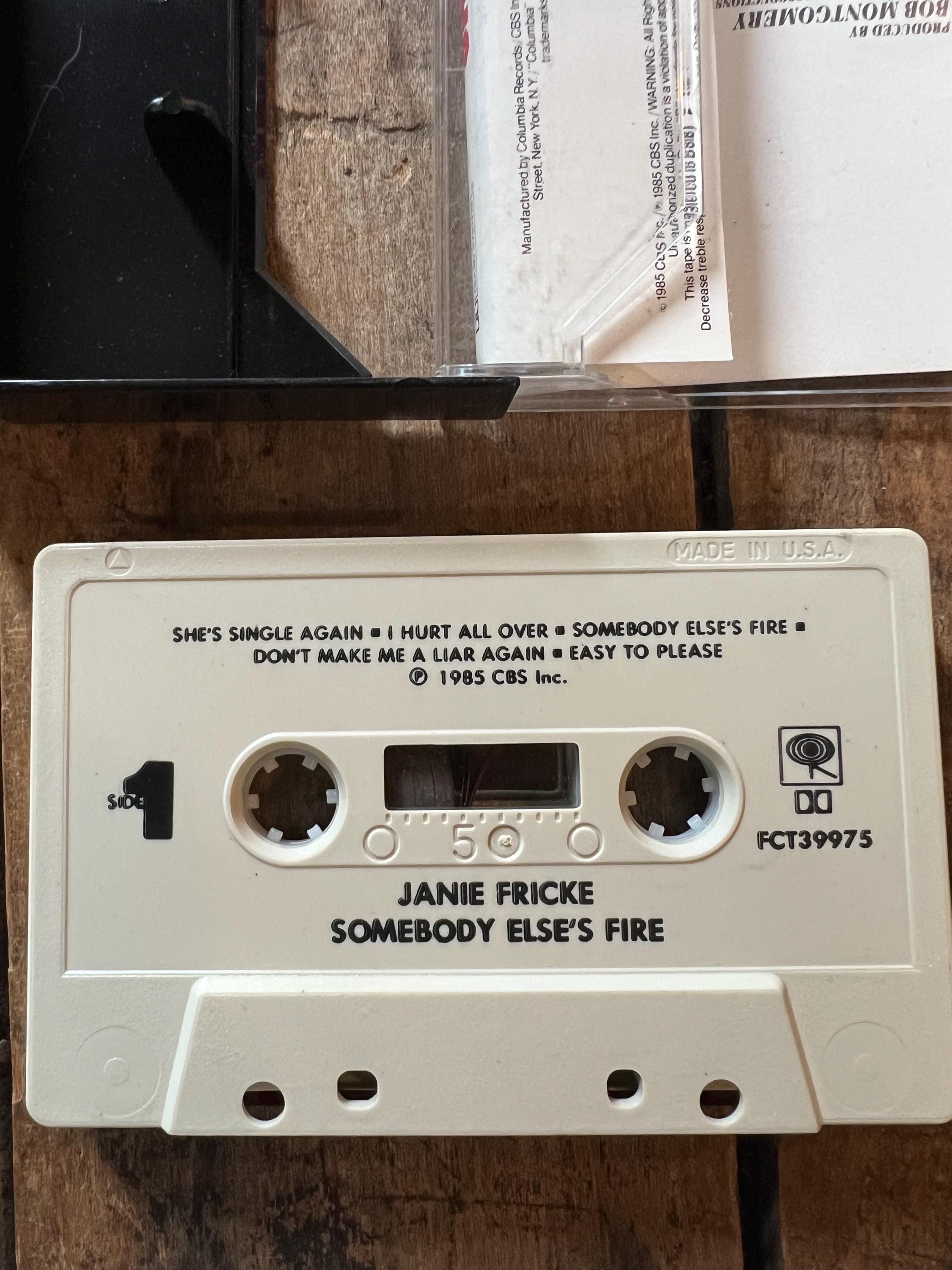 1985 Janie Fricke “Somebody Else’s Fire” Cassette Tape - Columbia Records