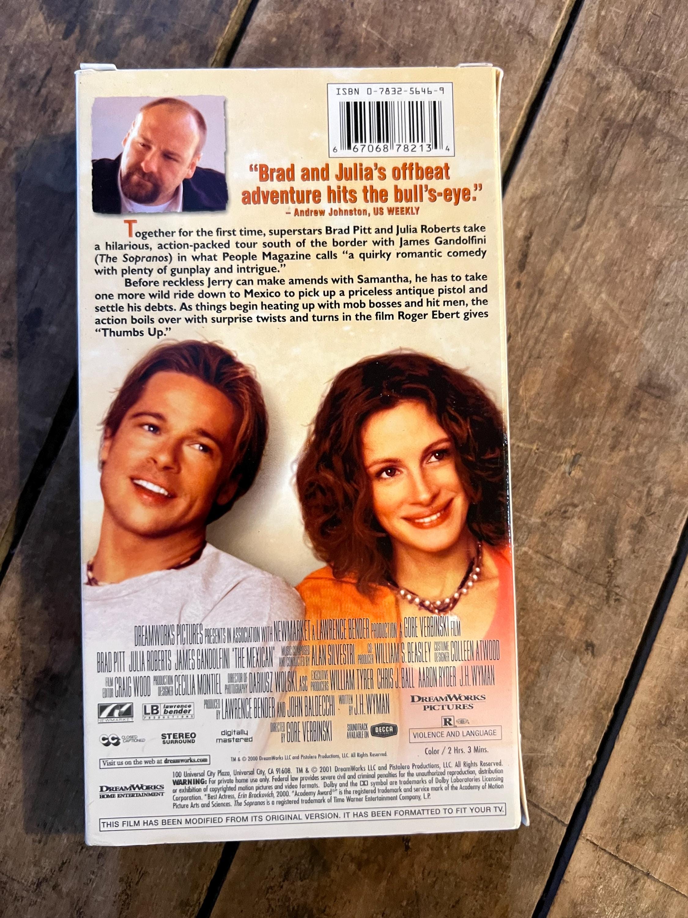 The Mexican ( VHS 2001 ) Starring - Brad Pitt, Julia Robert’s & James Gandolfini