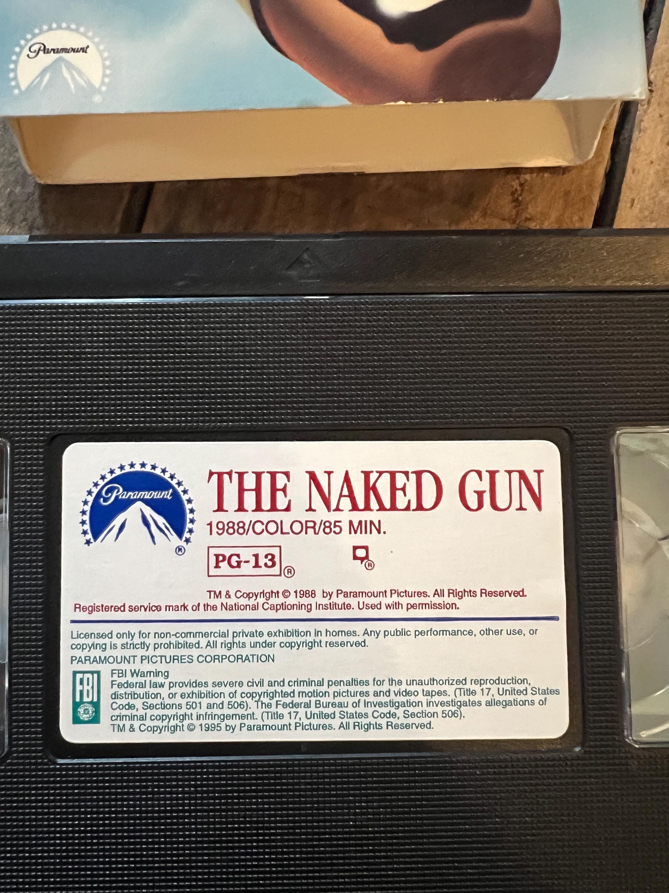 The Naked Gun - From the Files of Police Squad ( VHS 1988 ) Starring - Leslie Nielsen & Pricilla Presley