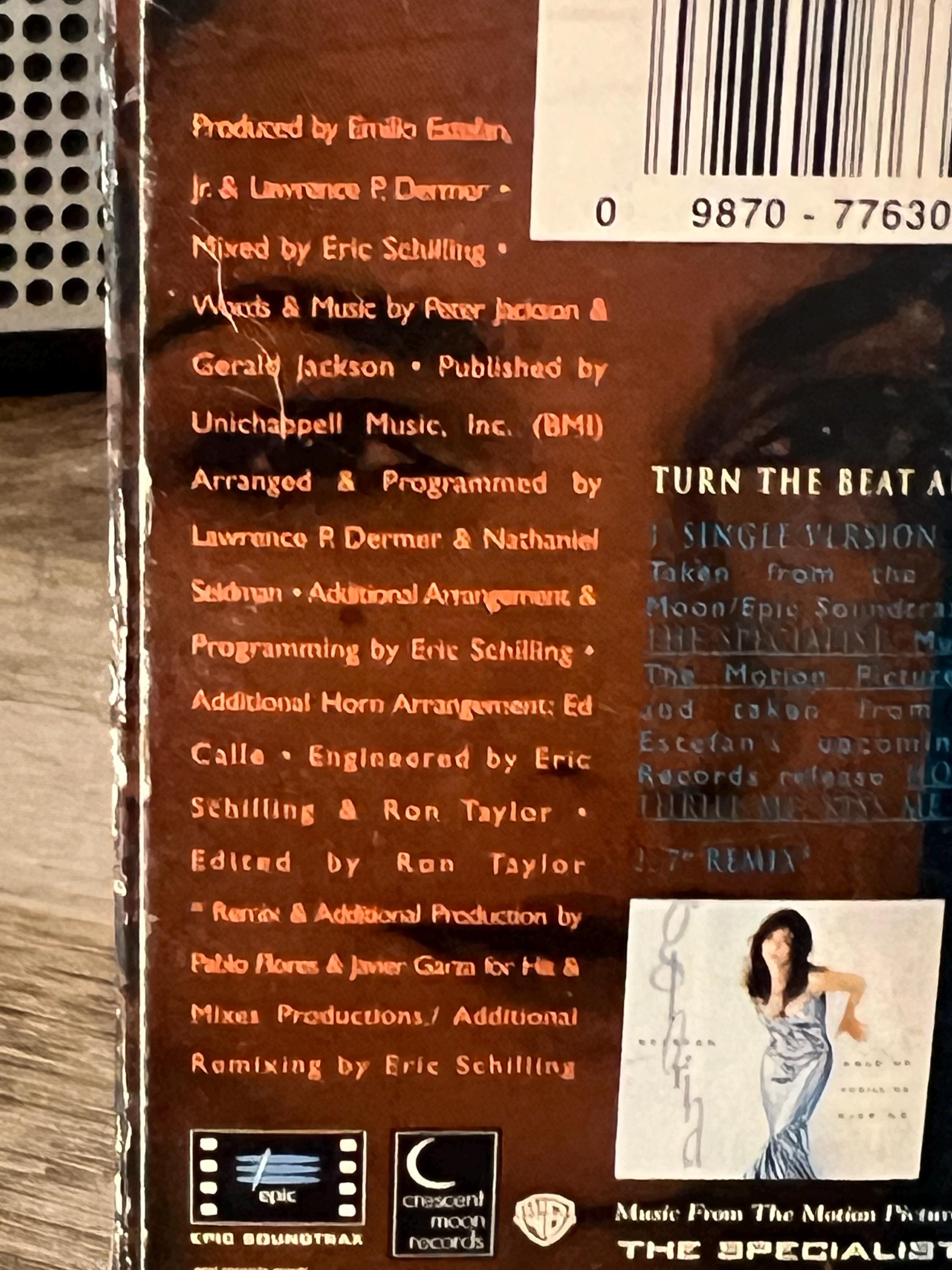 Vintage 1994 Gloria Estefan Cassette Tape: Turn The Beat Around