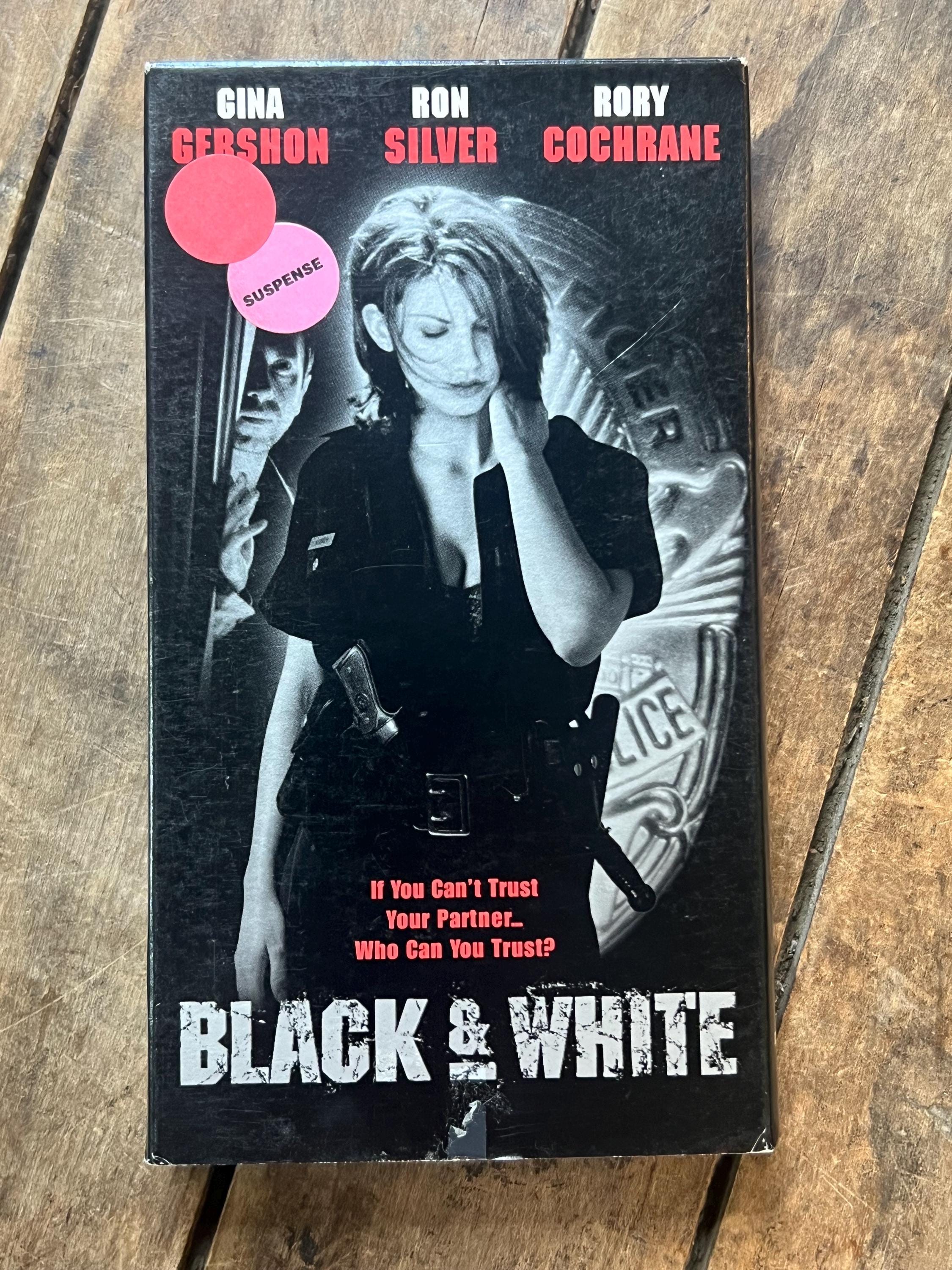 Black & White - VHS Movie ( 1999 ) - Starring Gina Gershon and Ron Silver